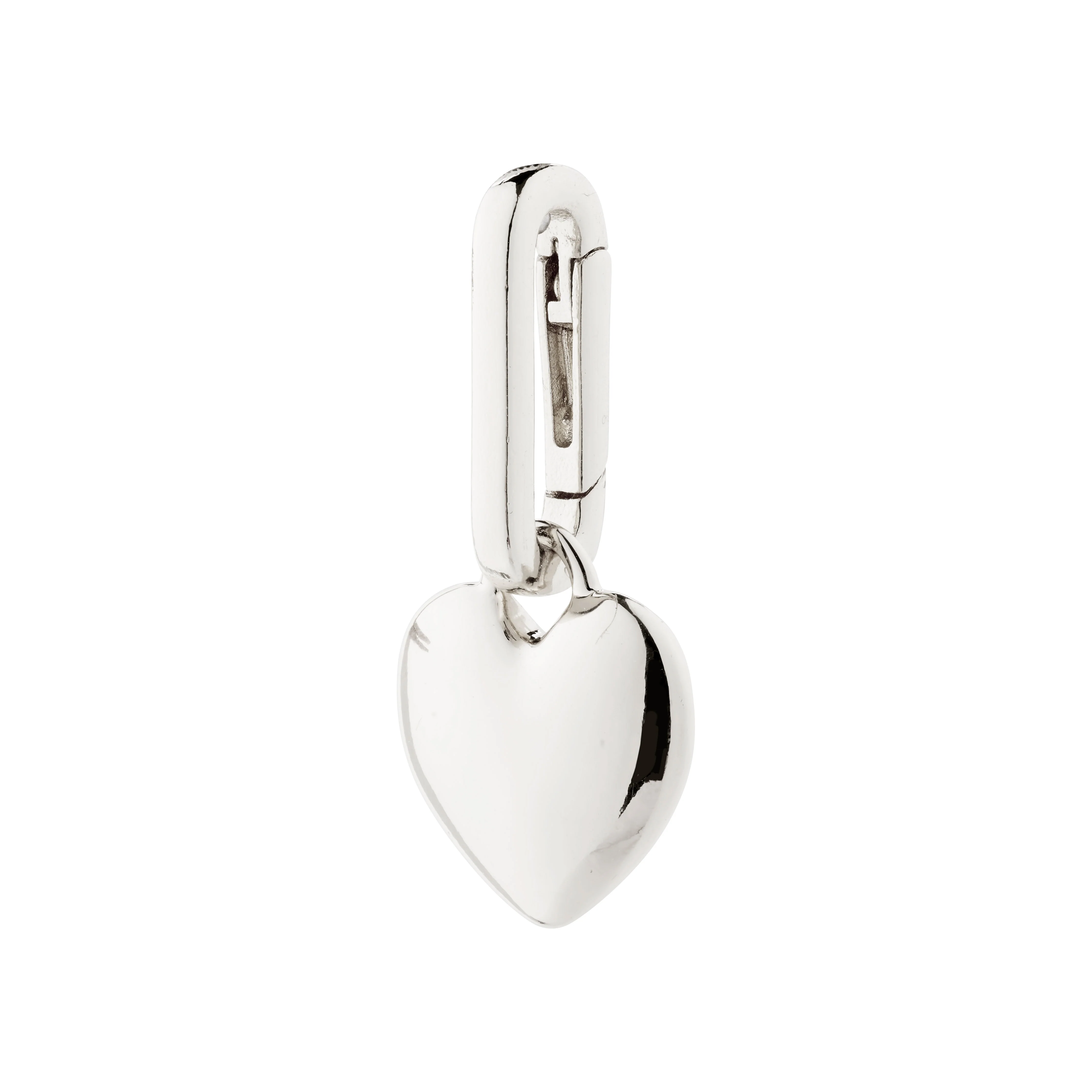 CHARM heart pendant, silver-plated