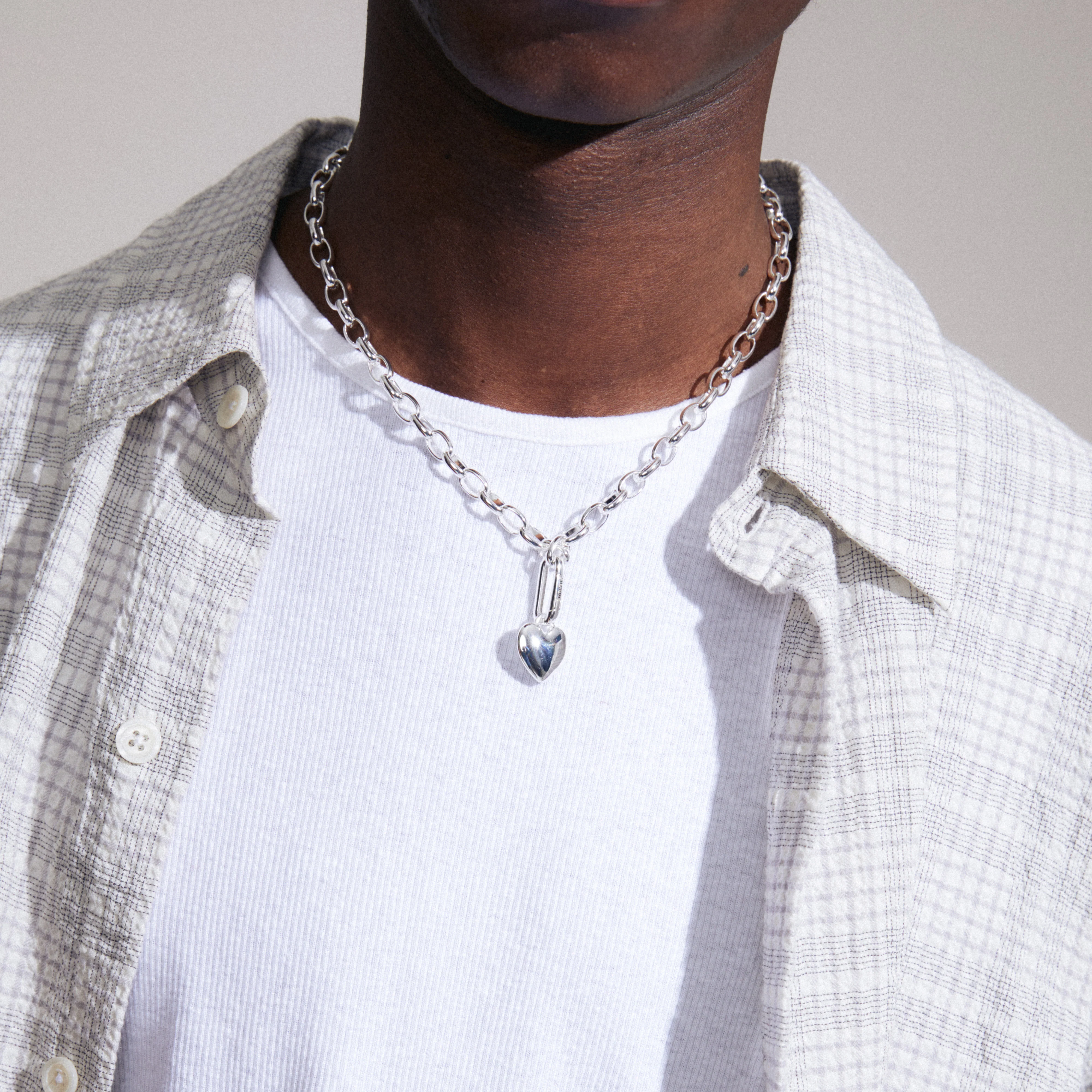 CHARM heart pendant, silver-plated - Image 6