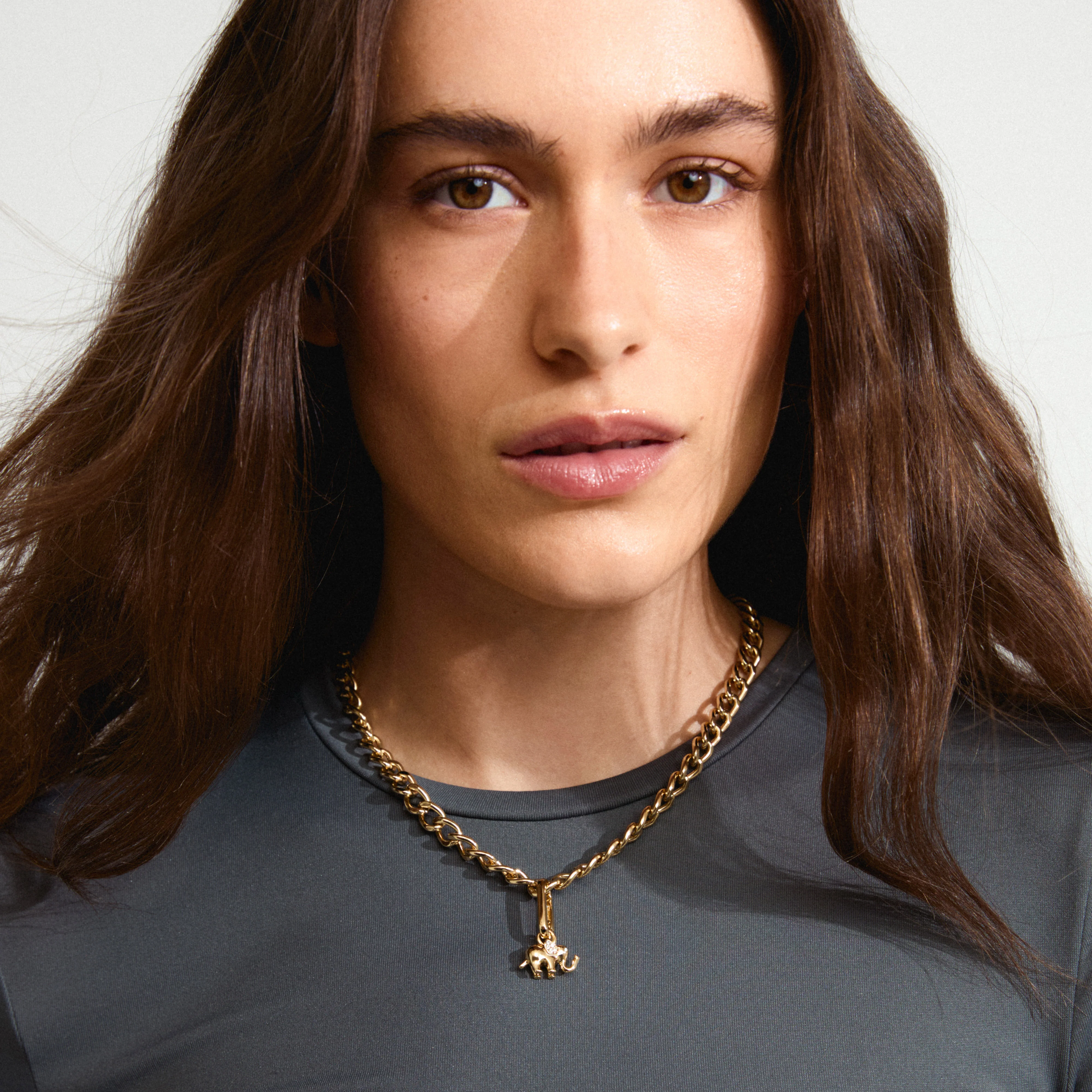 CHARM elephant pendant gold-plated - Image 4