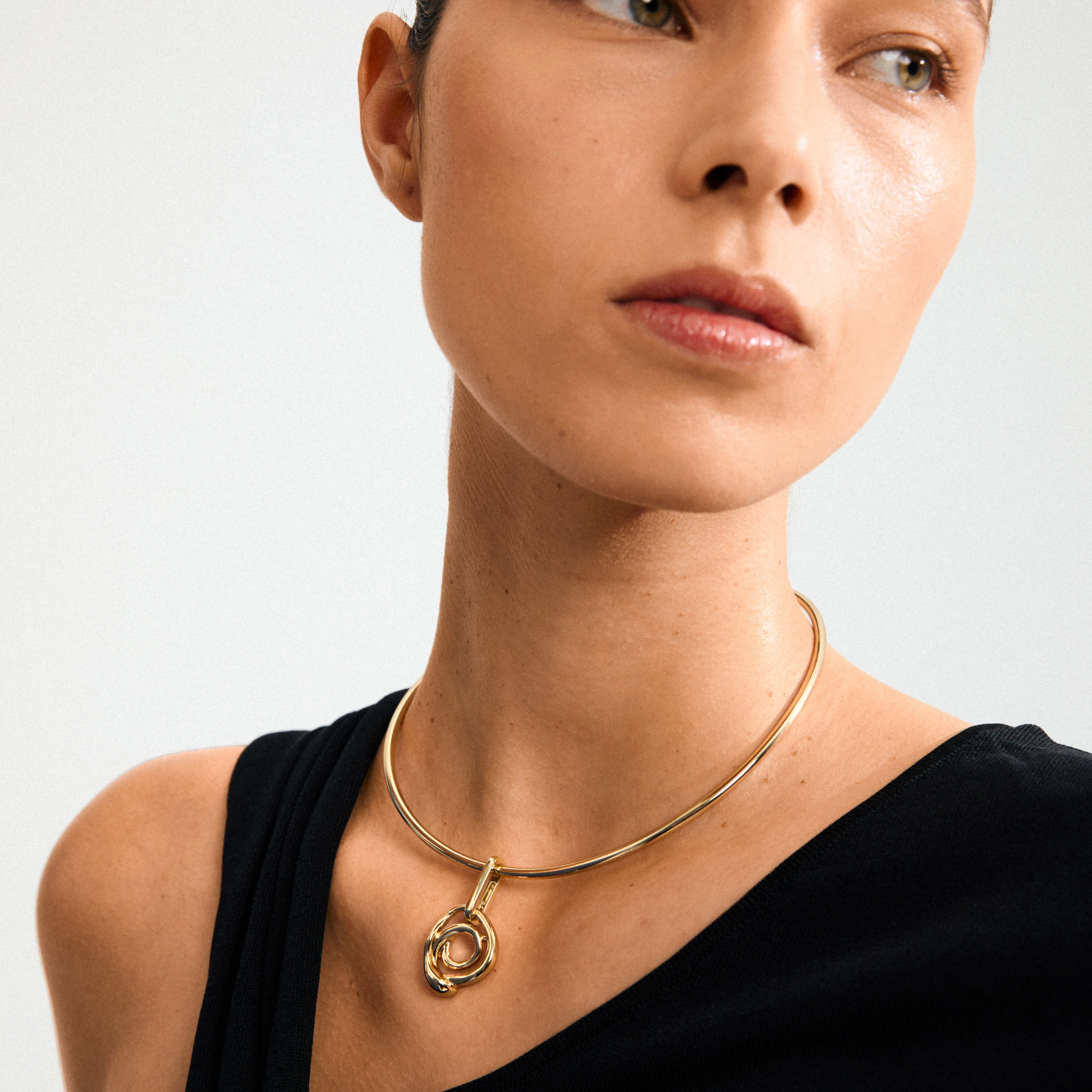 CHARM curl pendant, gold-plated - Image 2