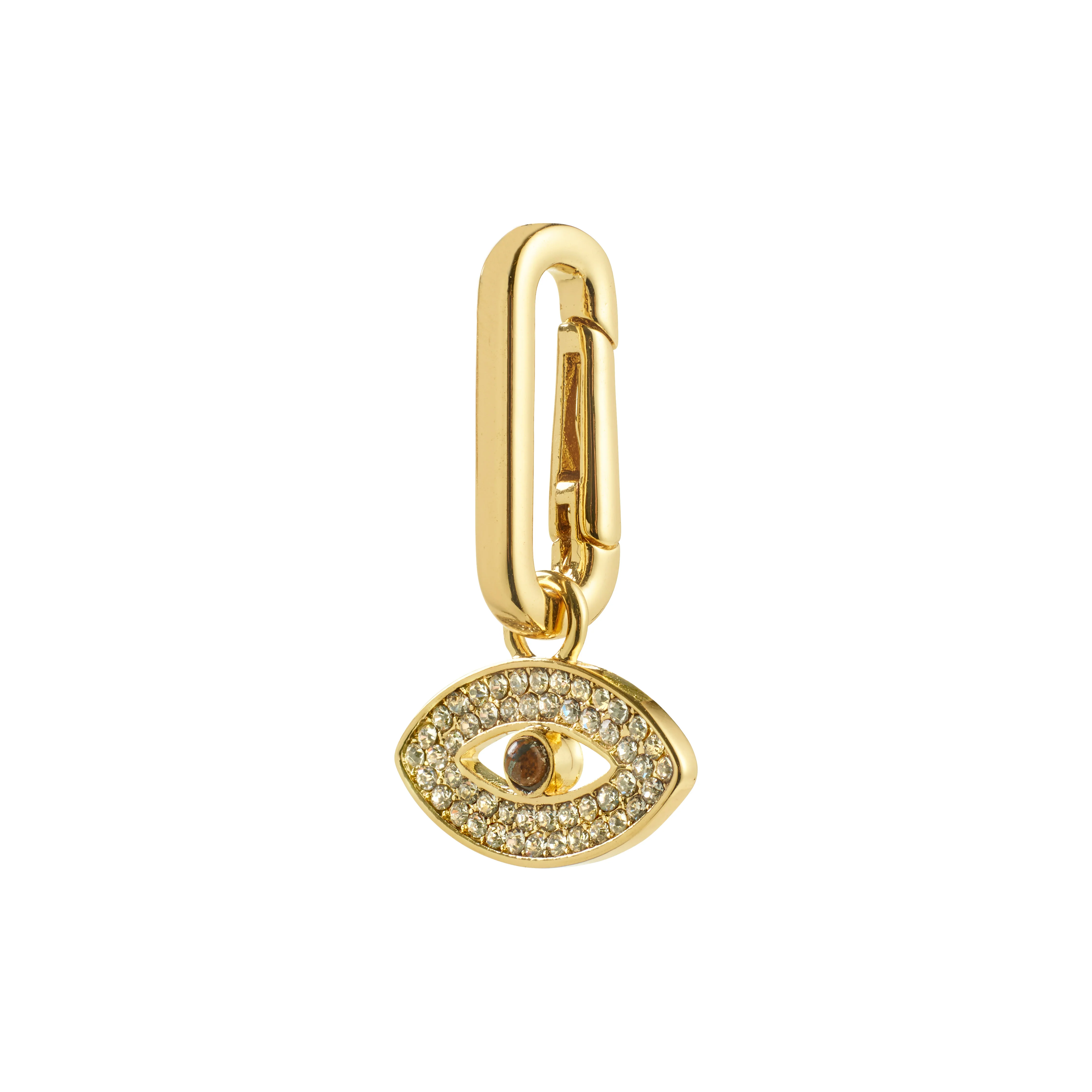 CHARM eye pendant, gold-plated