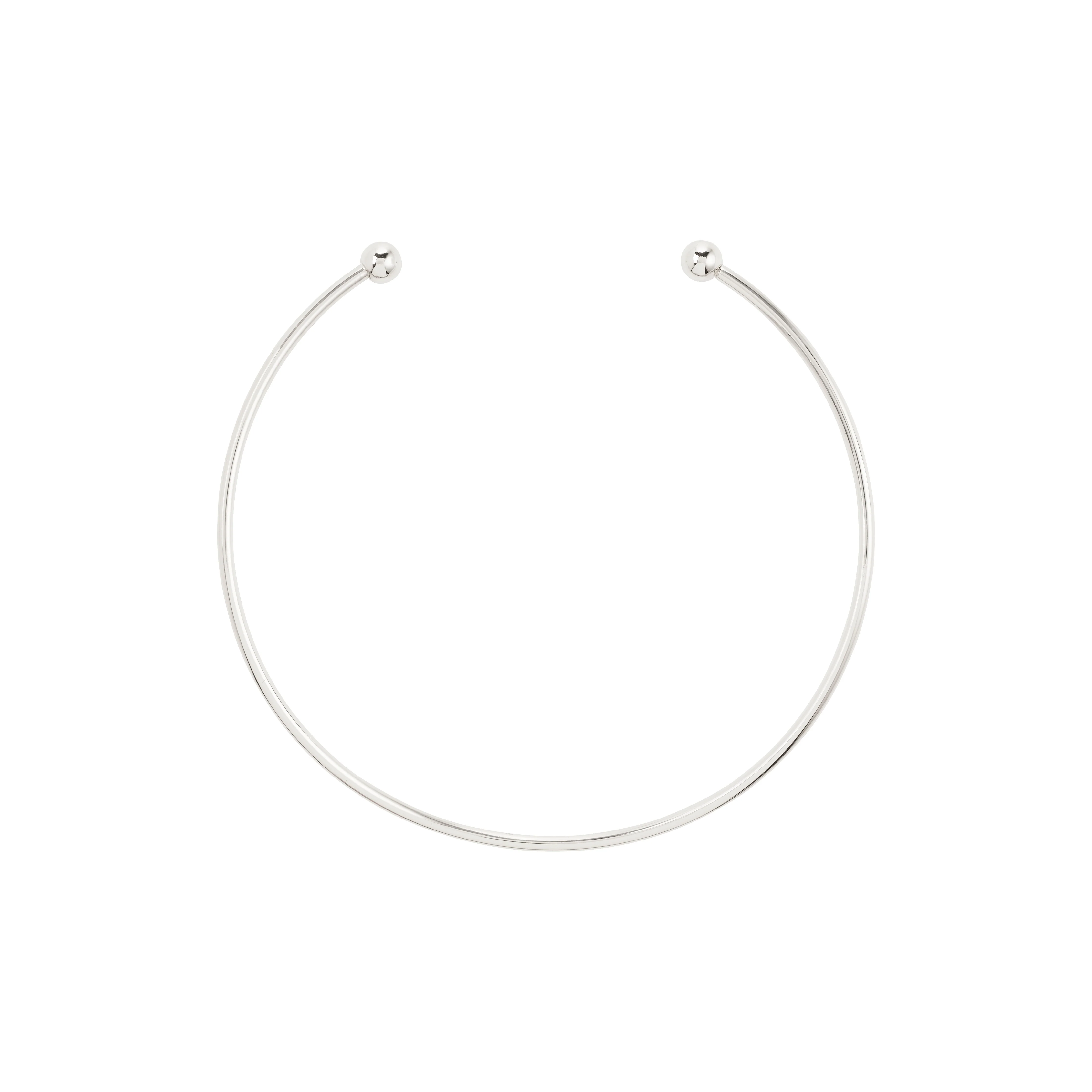 CHARM choker silver-plated