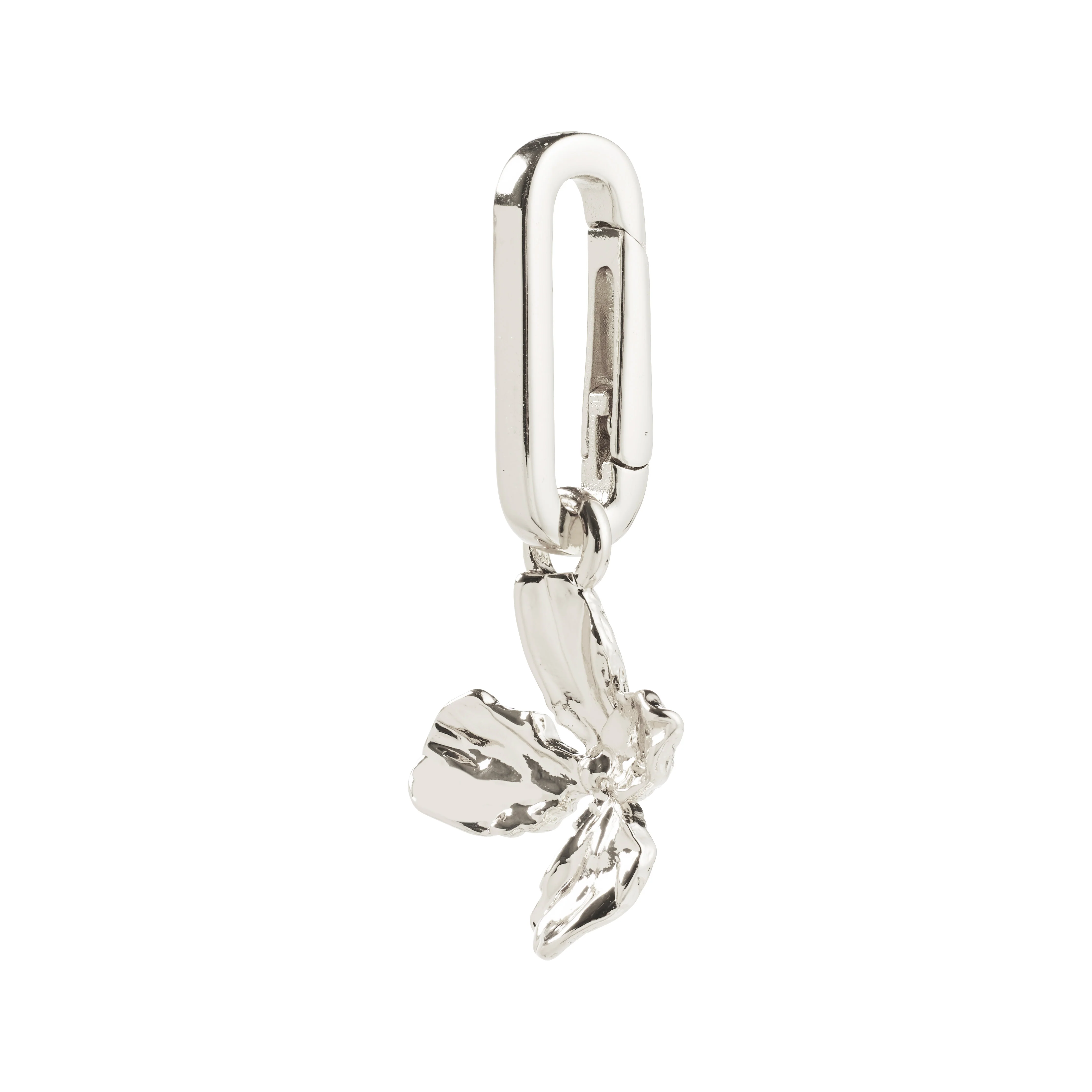 CHARM flower pendant, silver-plated