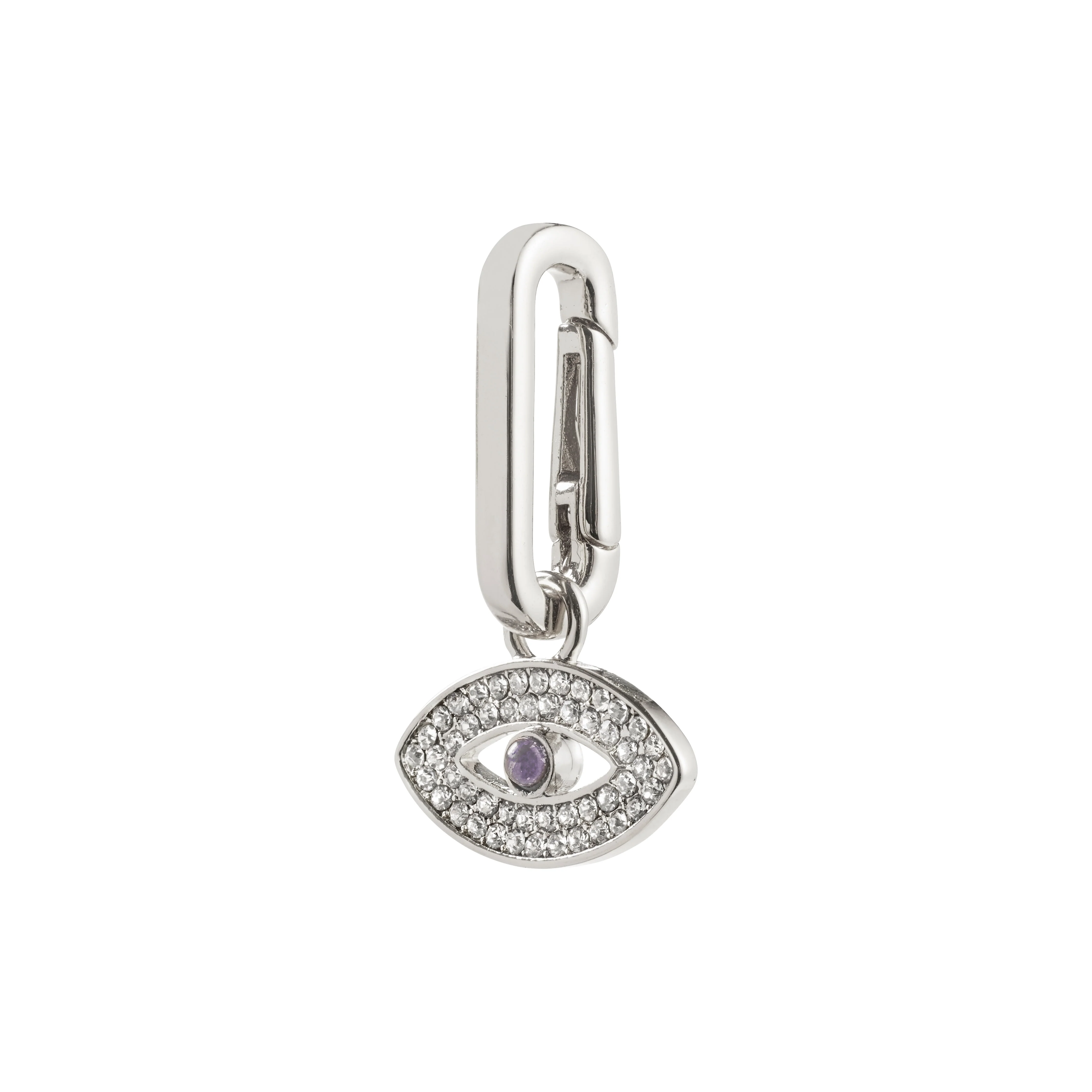 CHARM eye pendant, silver-plated