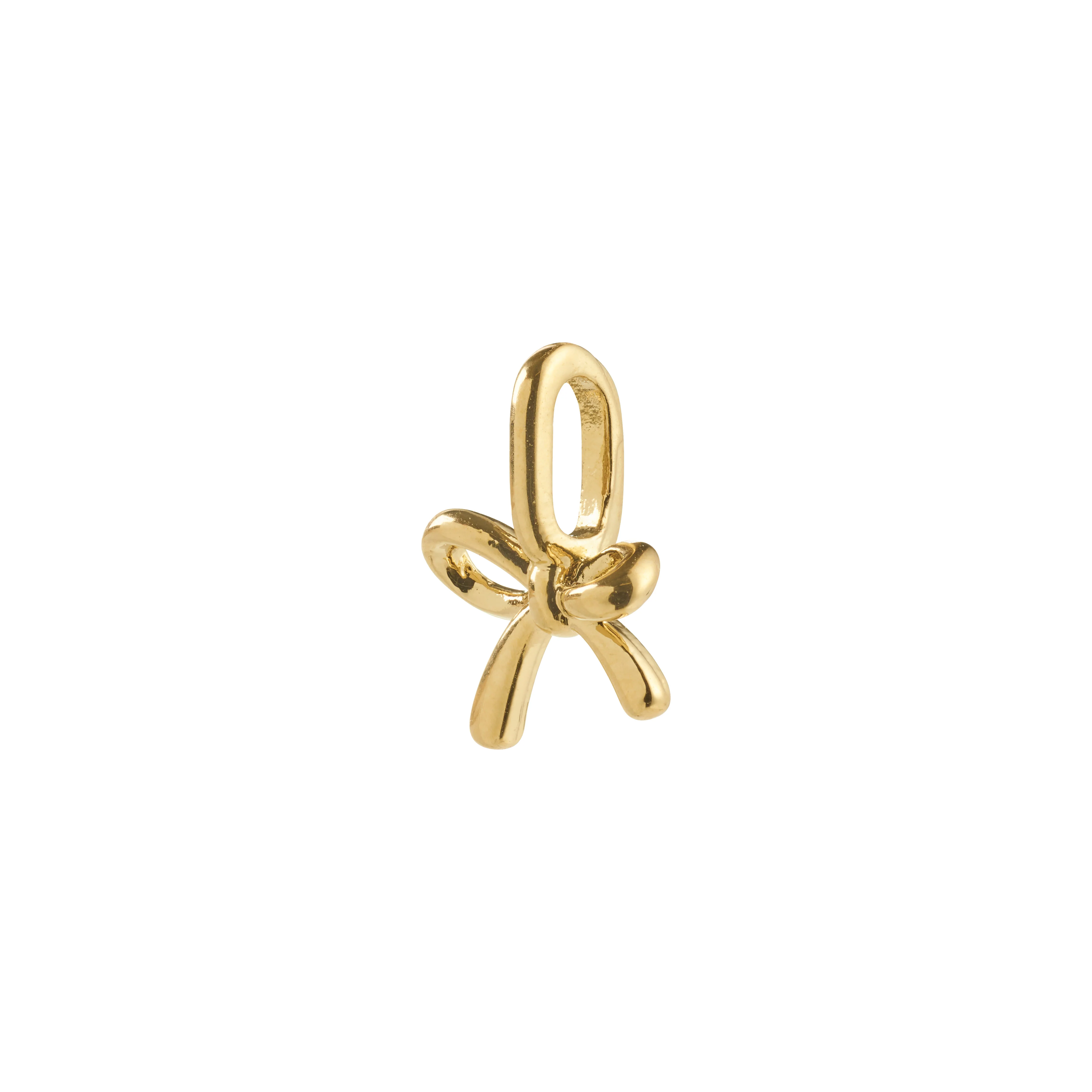 CHARM mini bow pendant gold-plated
