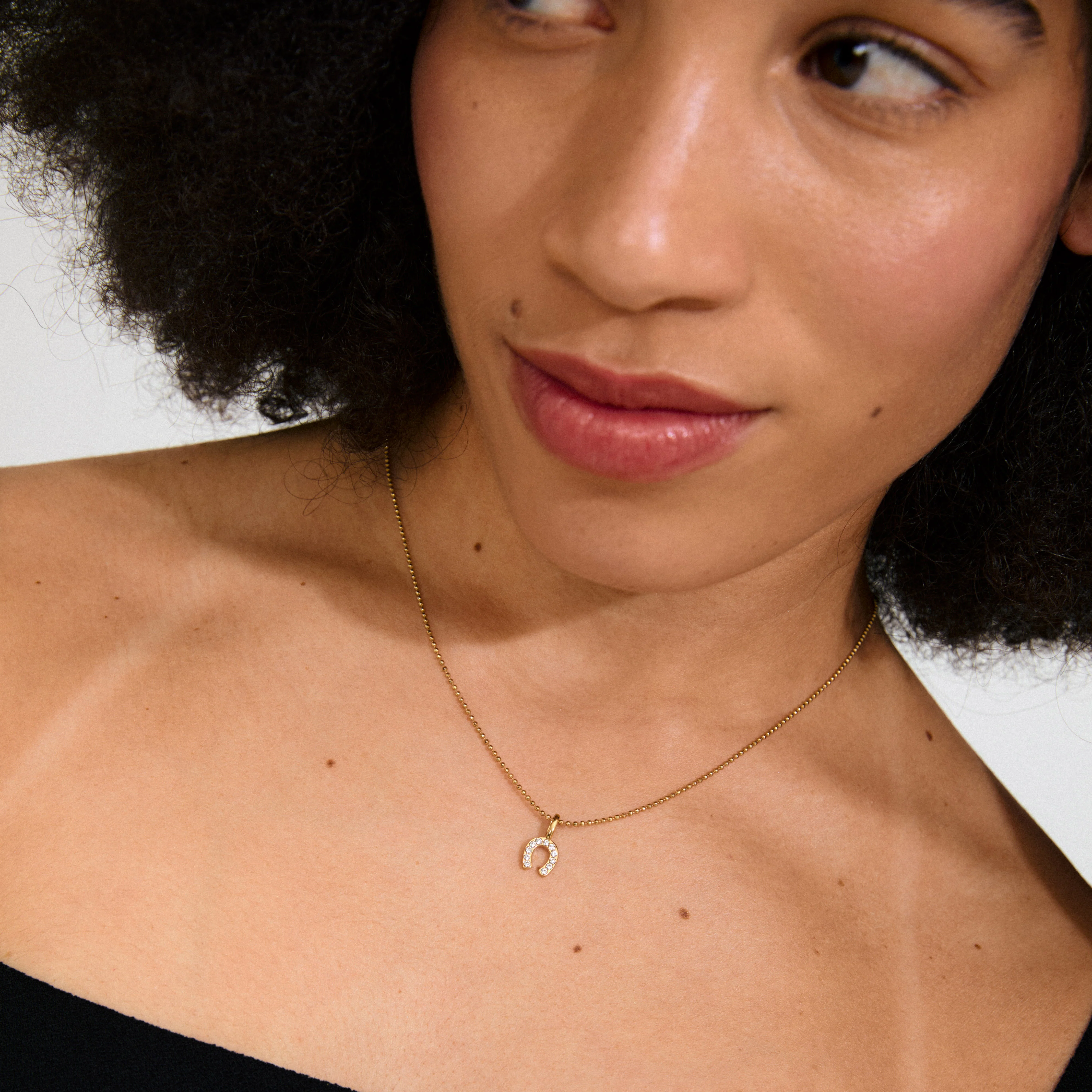 CHARM mini horseshoe pendant gold-plated - Image 2