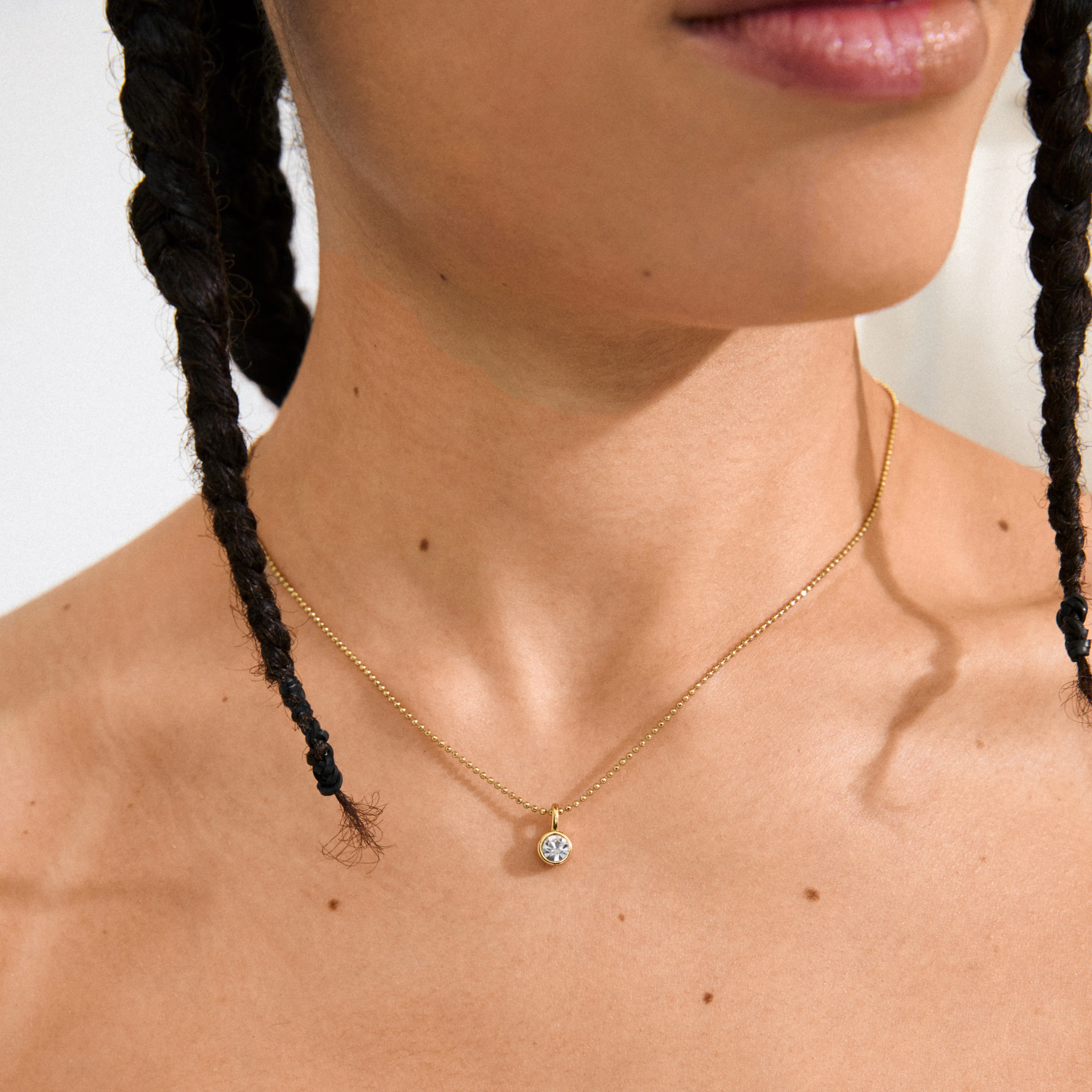 CHARM mini crystal pendant gold-plated - Image 2