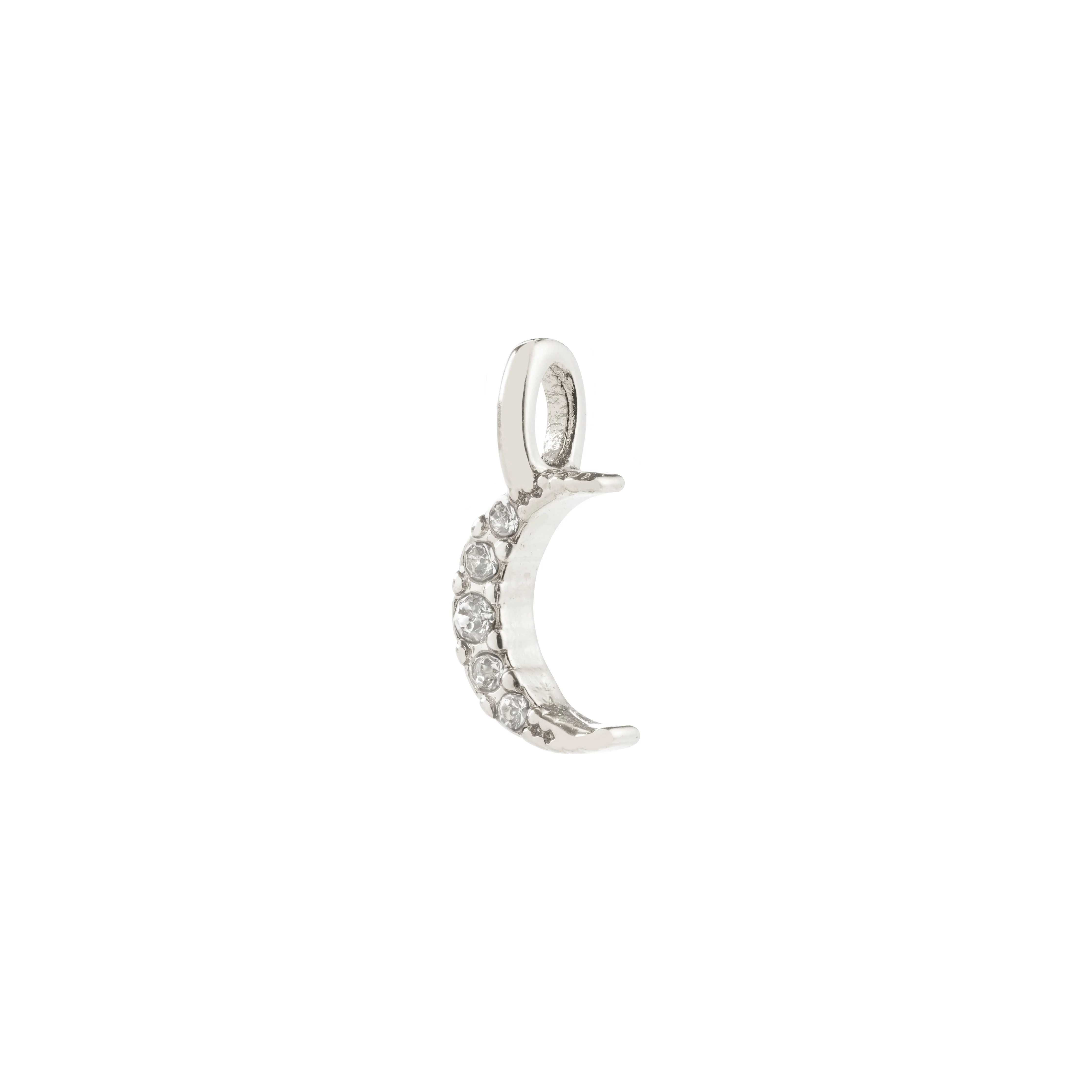 CHARM mini moon pendant silver-plated