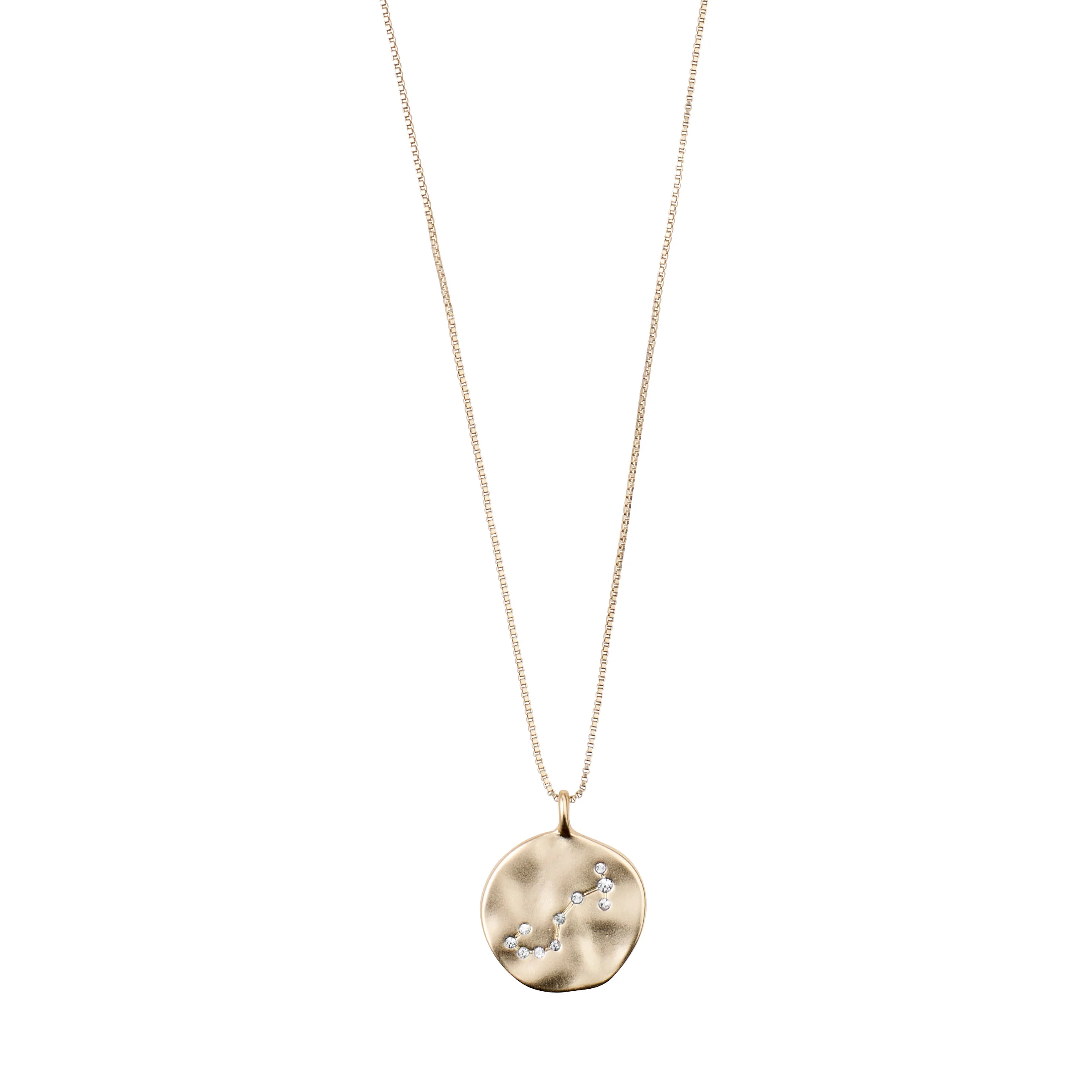 SCORPIO Zodiac Sign Coin Necklace, gold-plated - Image 4