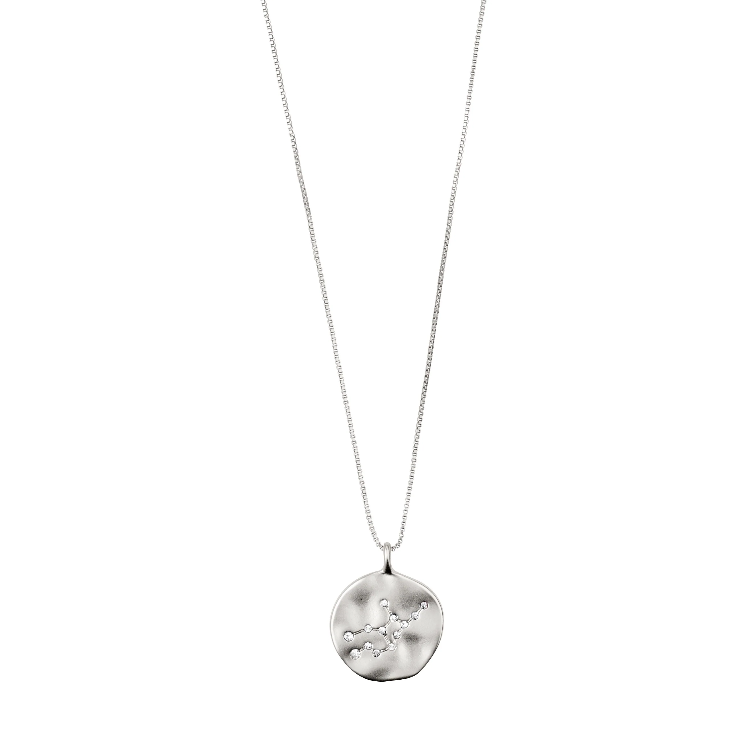 VIRGO Zodiac Sign Coin Necklace, silver-plated - Image 4