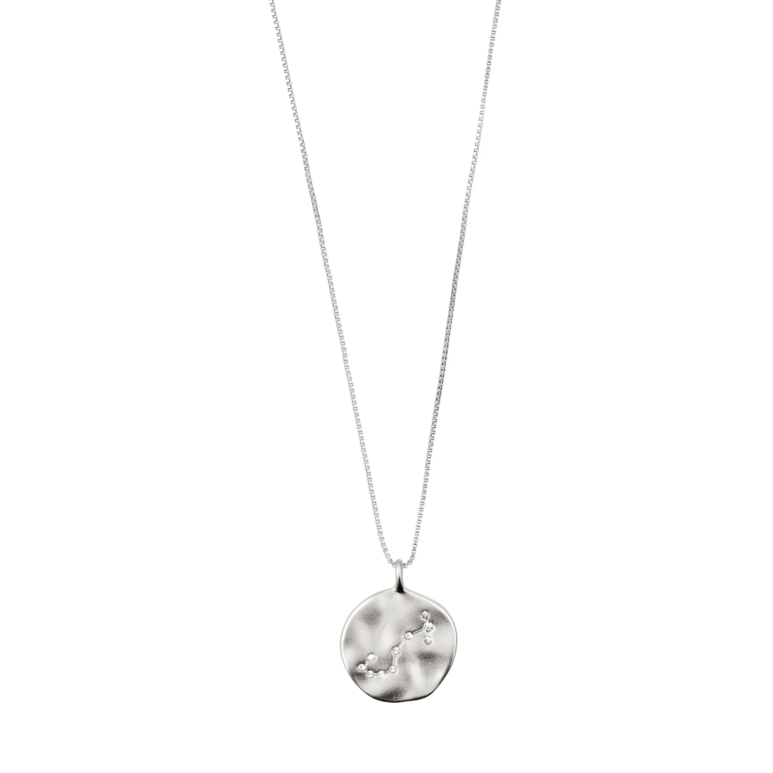 SCORPIO Zodiac Sign Coin Necklace, silver-plated - Image 4