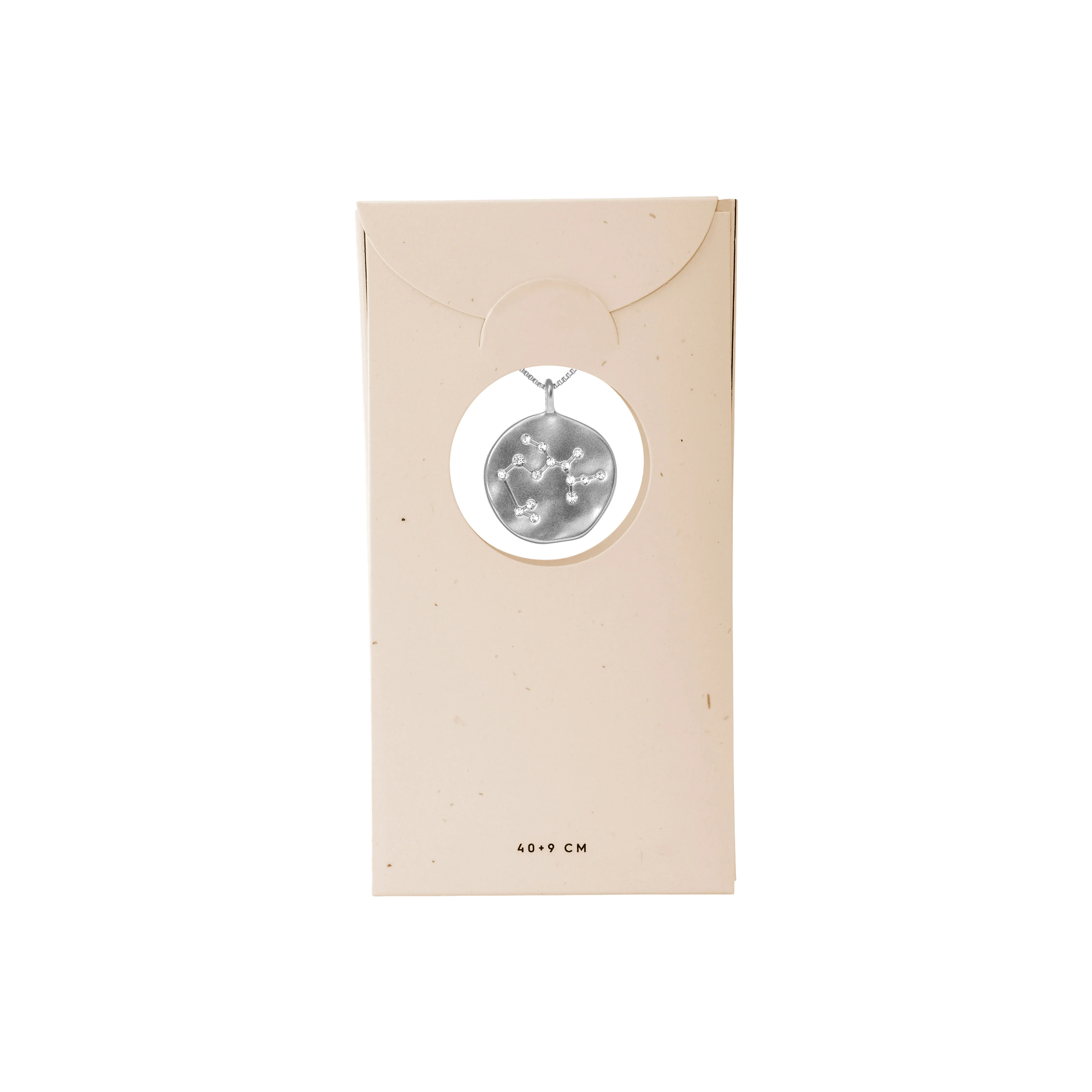 SAGITTARIUS recycl. Zodiac Sign Coin Necklace, silver-plated - Image 8