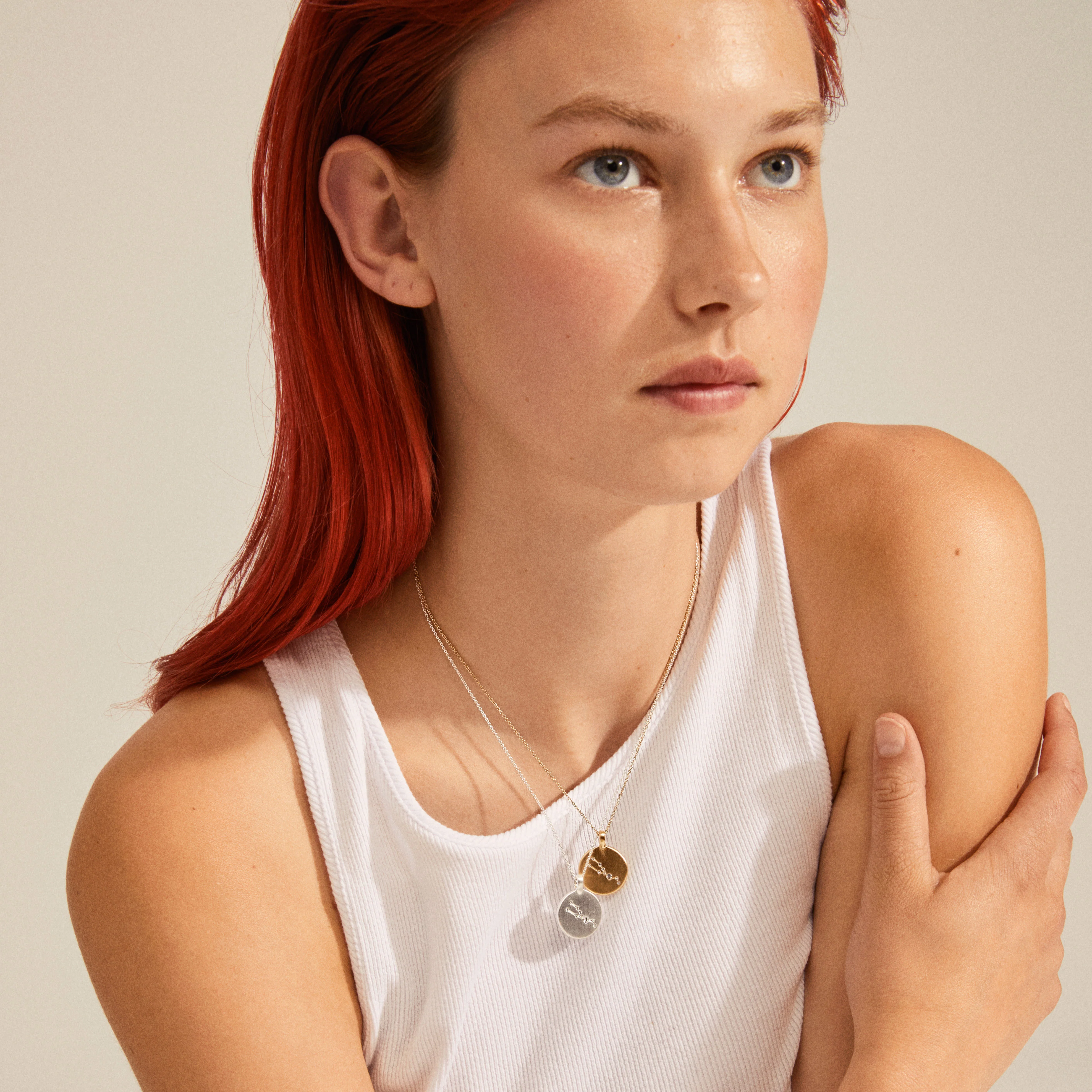 ARIES Zodiac Sign Coin Necklace, silver-plated - Image 5