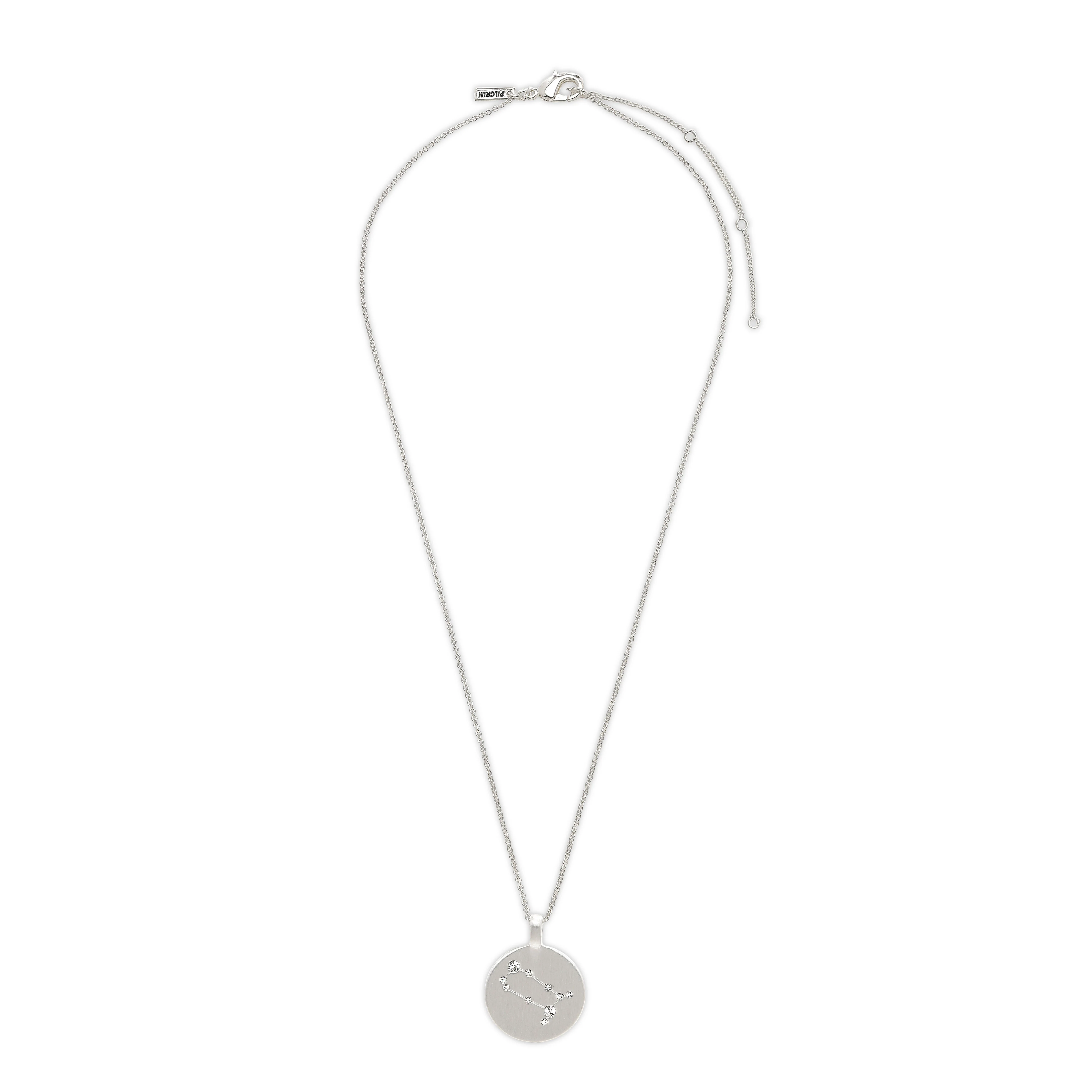 GEMINI Zodiac Sign Coin Necklace, silver-plated - Image 6