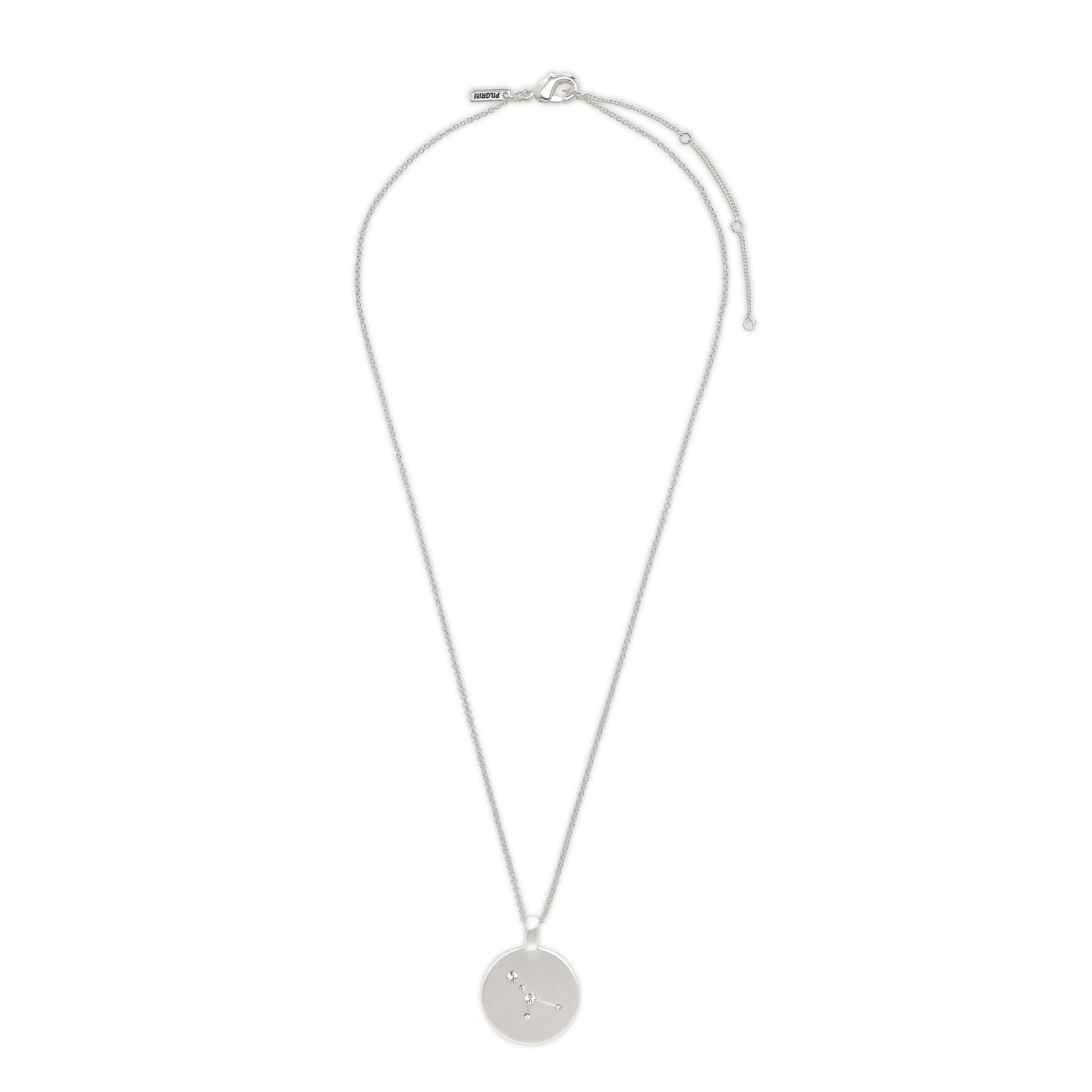 CANCER Zodiac Sign Coin Necklace, silver-plated - Image 6