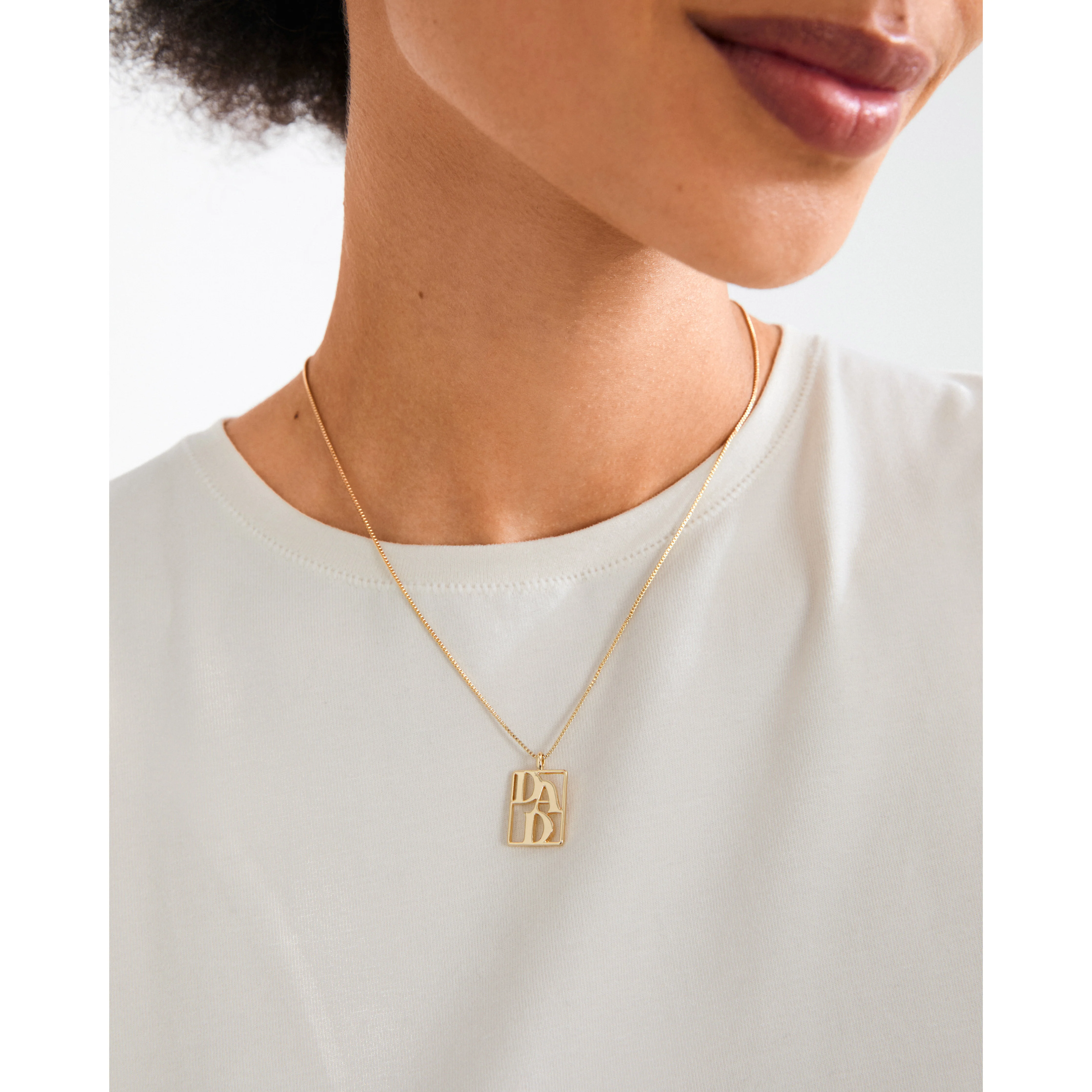 LOVE TAG, DAD necklace gold-plated - Image 3