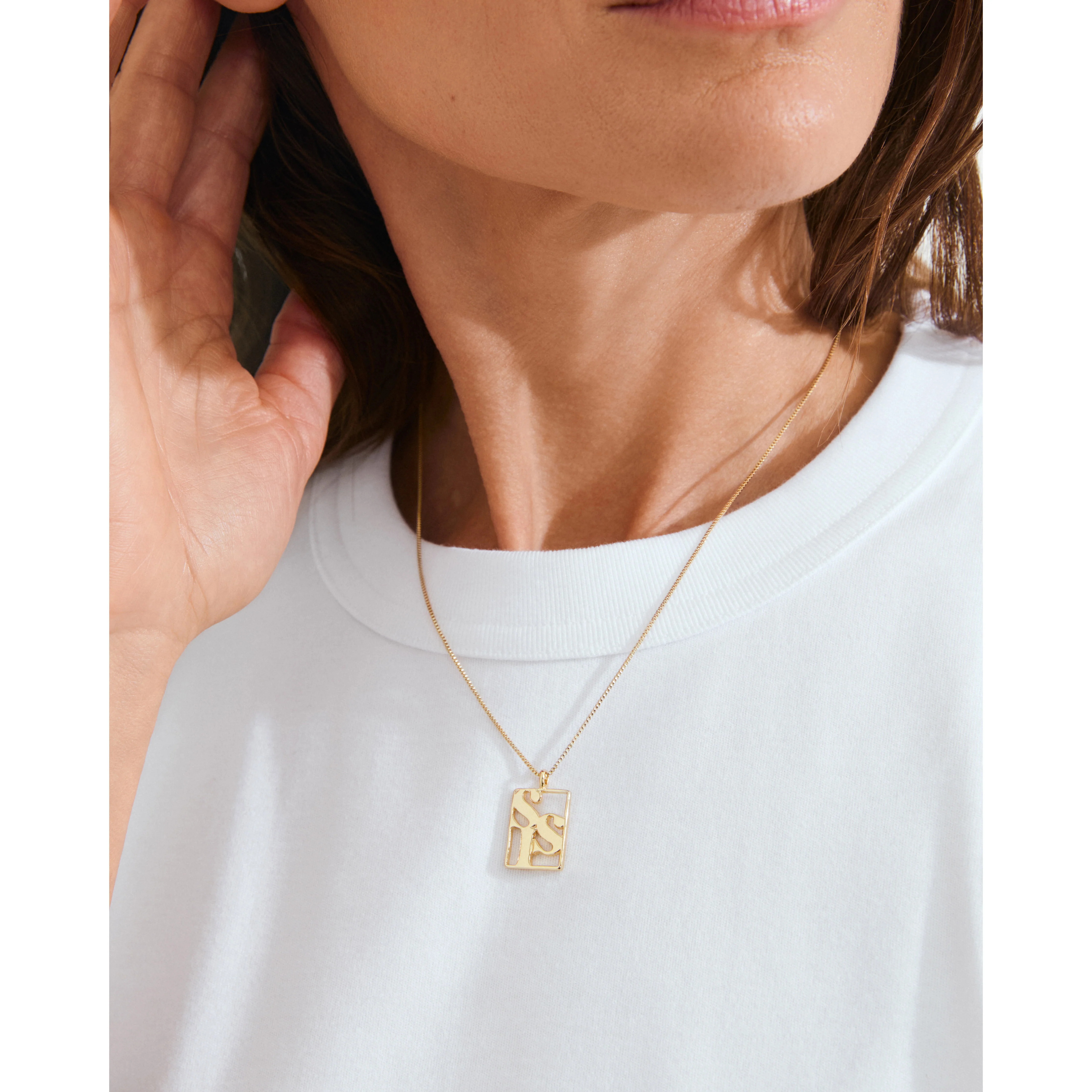 LOVE TAG, SIS necklace gold-plated - Image 3