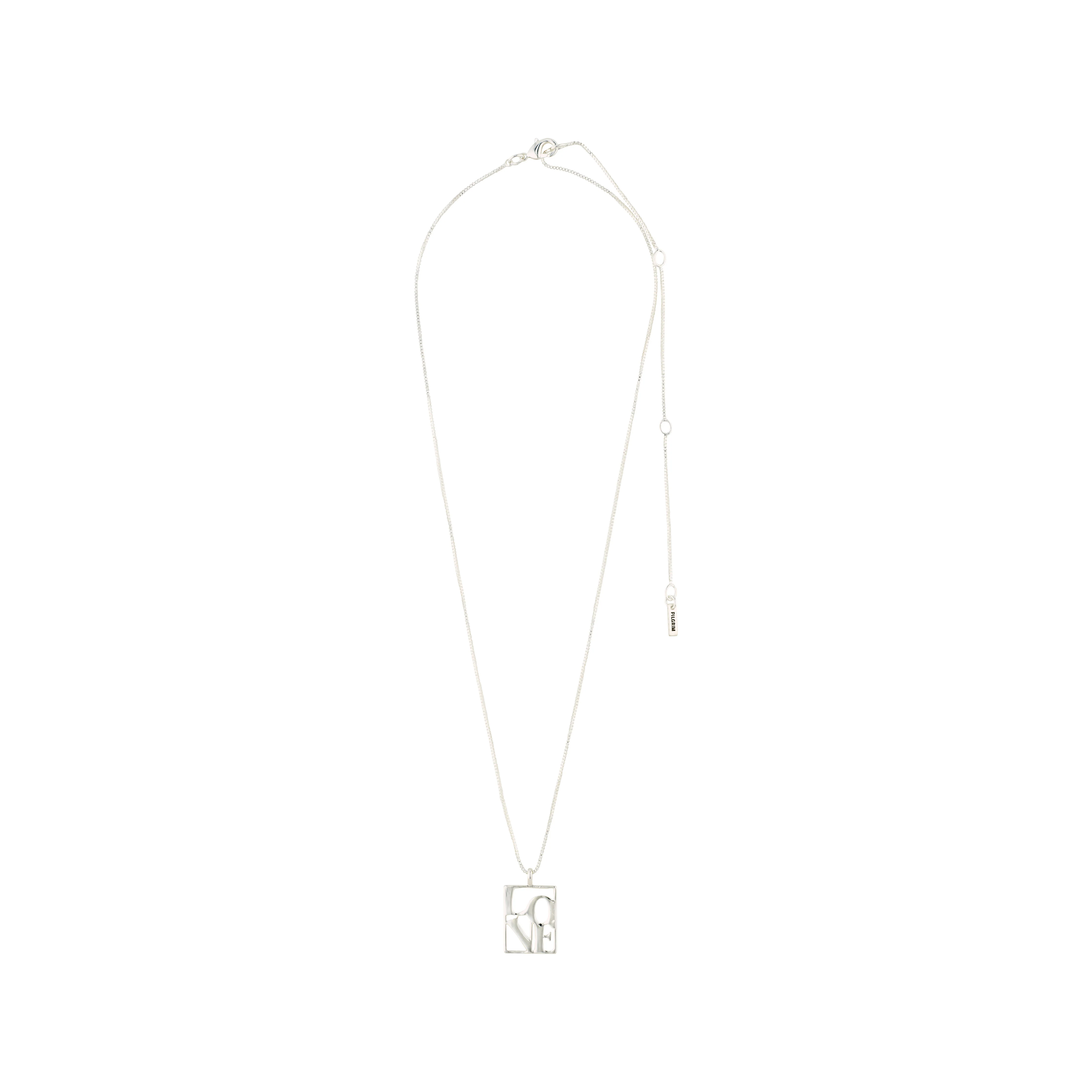 LOVE TAG, LOVE necklace silver-plated - Image 4