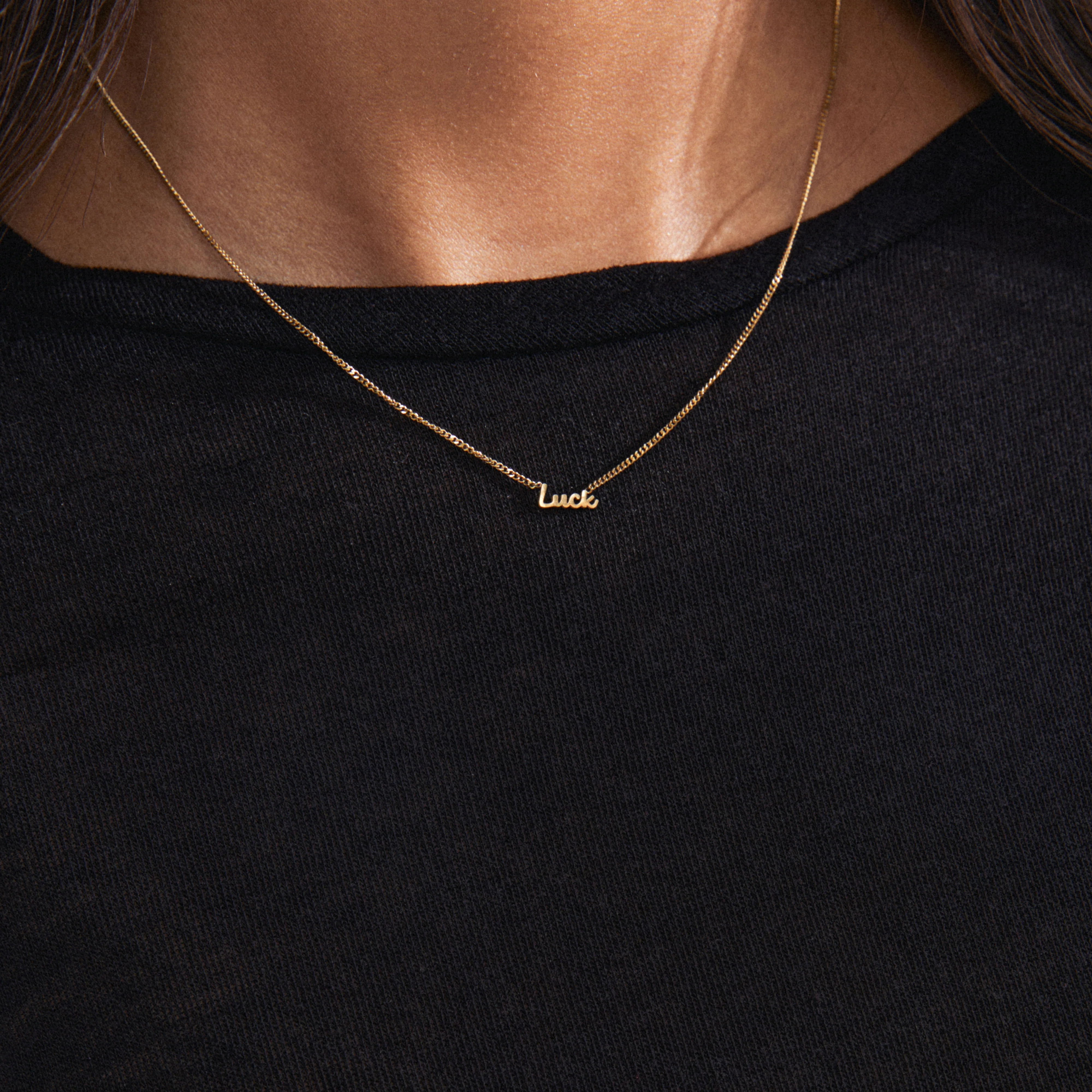 LUCK necklace gold-plated - Image 3