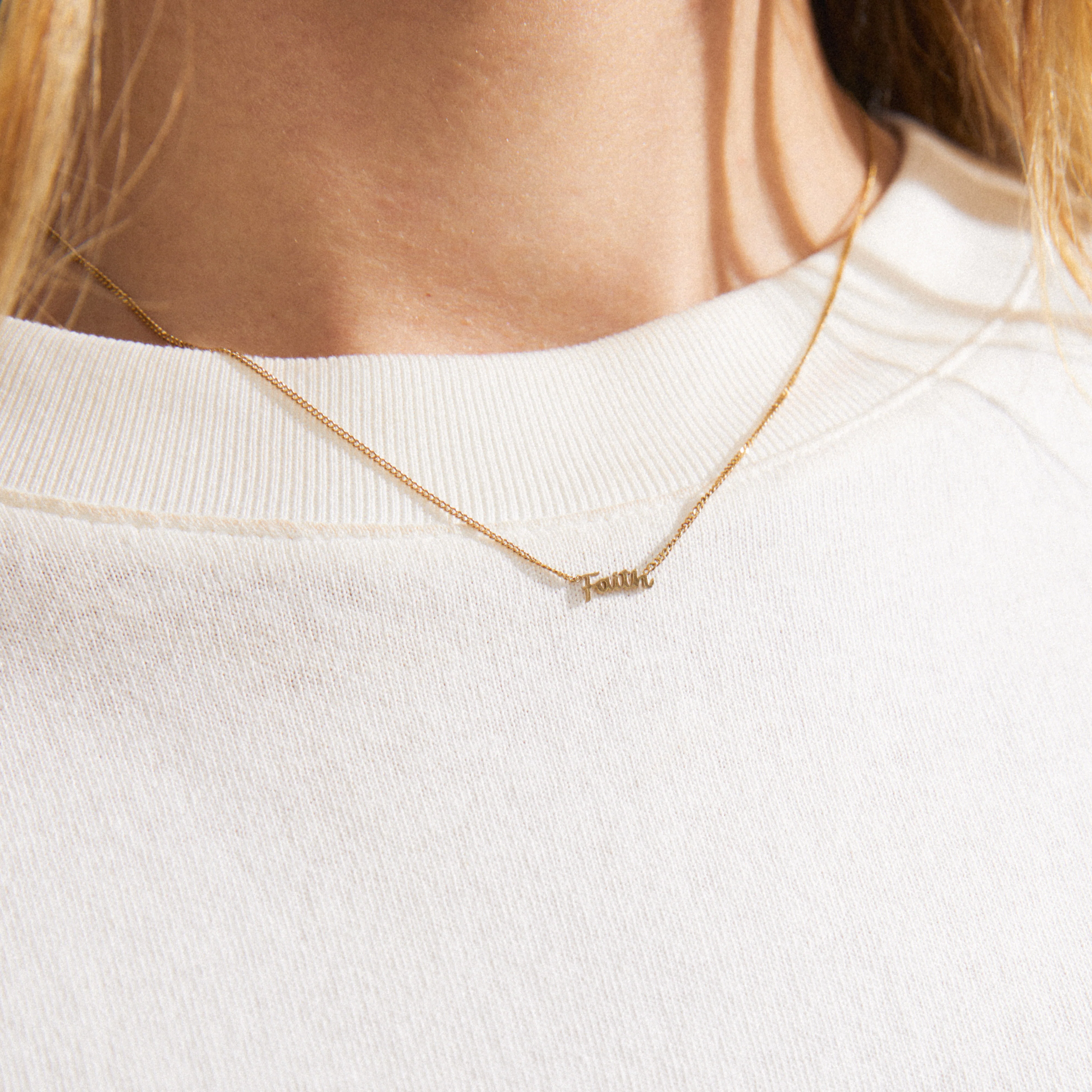 FAITH necklace gold-plated - Image 3