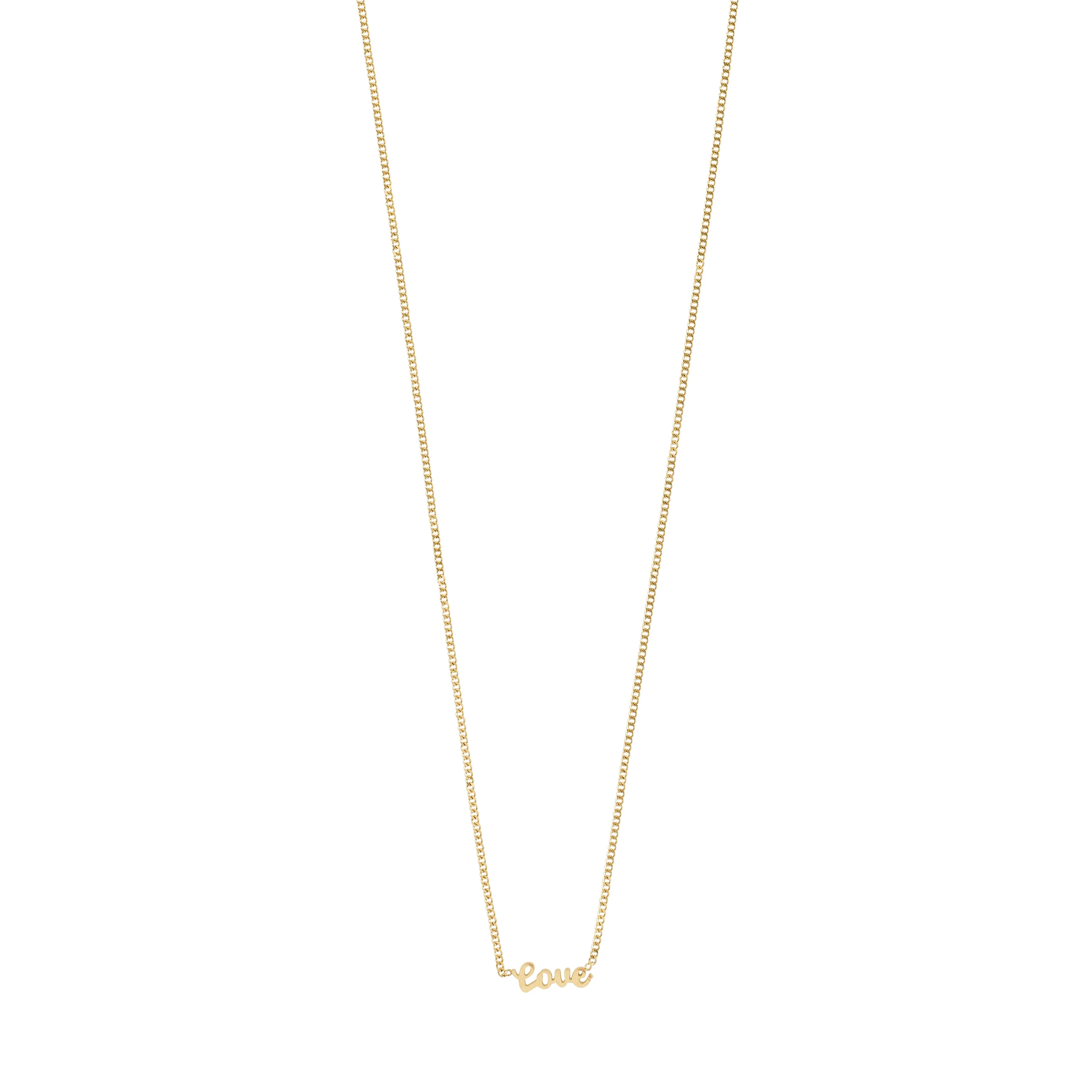 LOVE necklace gold-plated