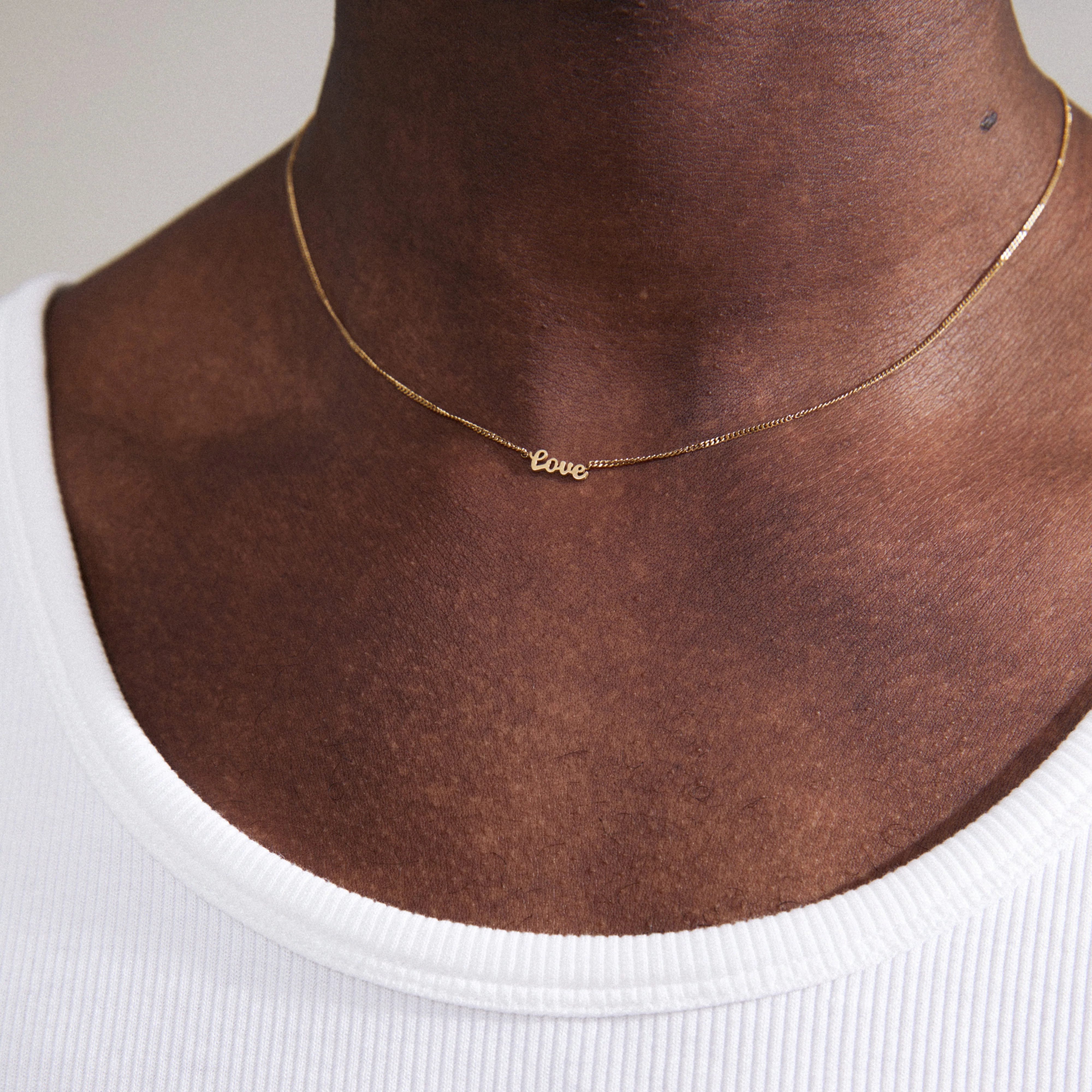 LOVE necklace gold-plated - Image 3