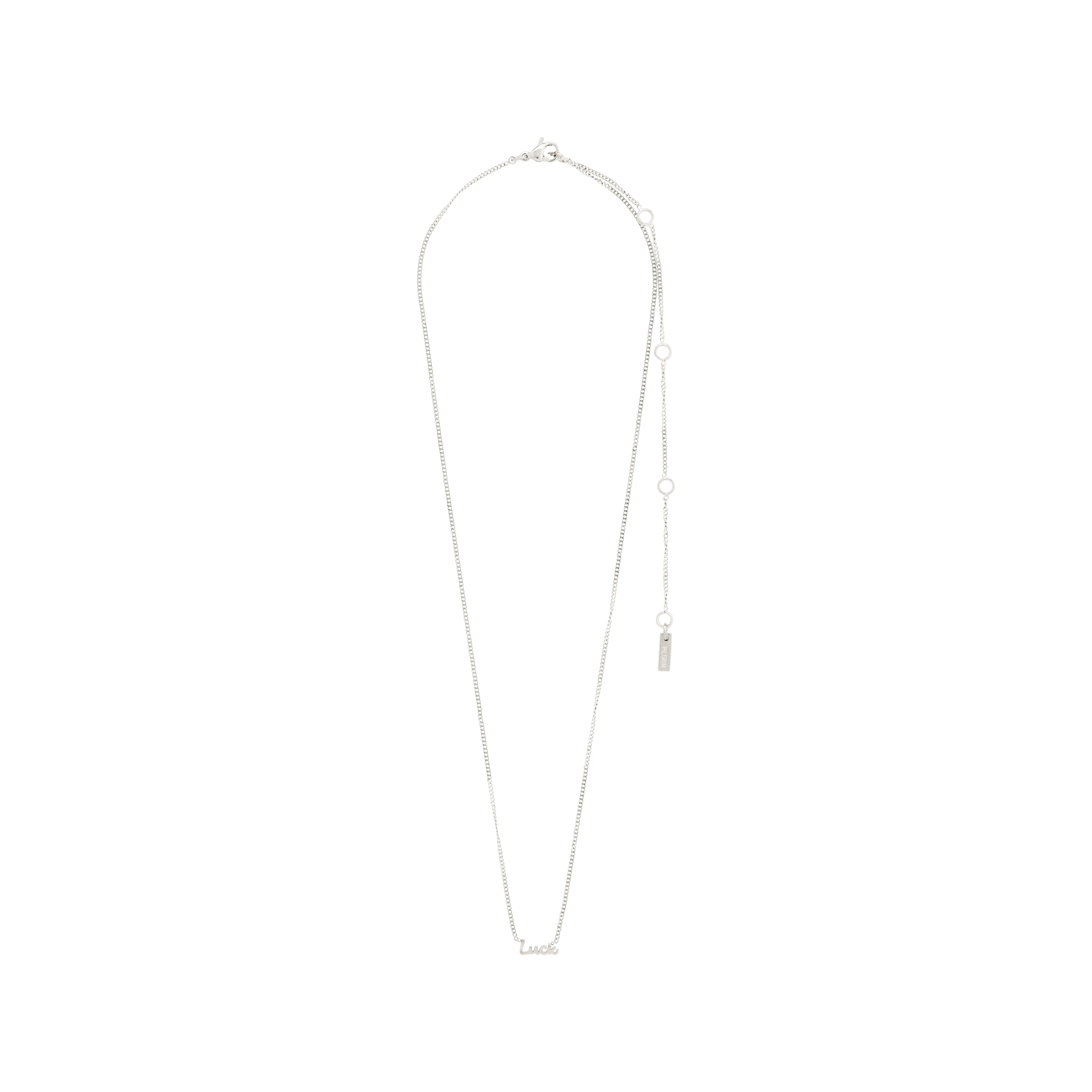 LUCK necklace silver-plated - Image 4