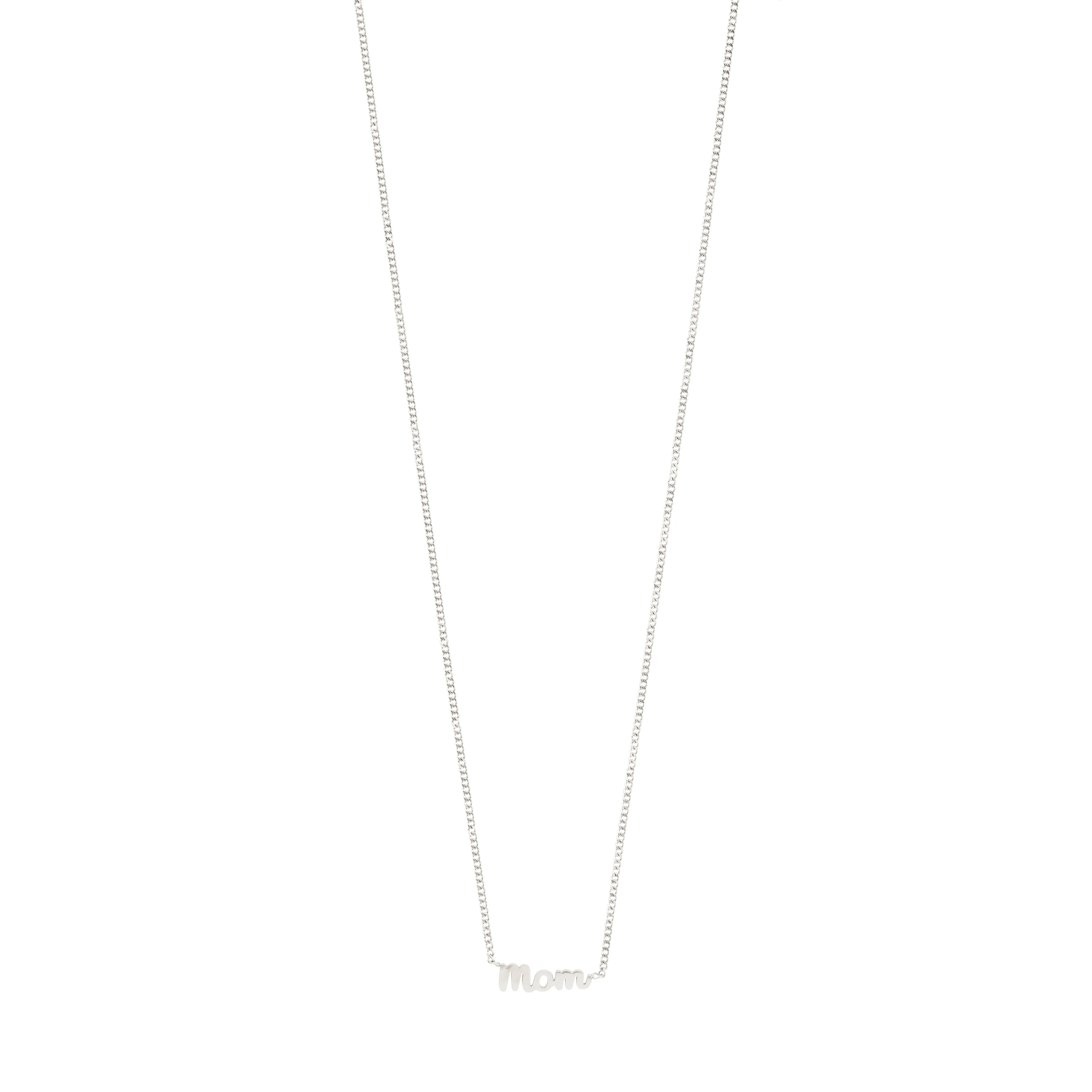 MOM necklace silver-plated