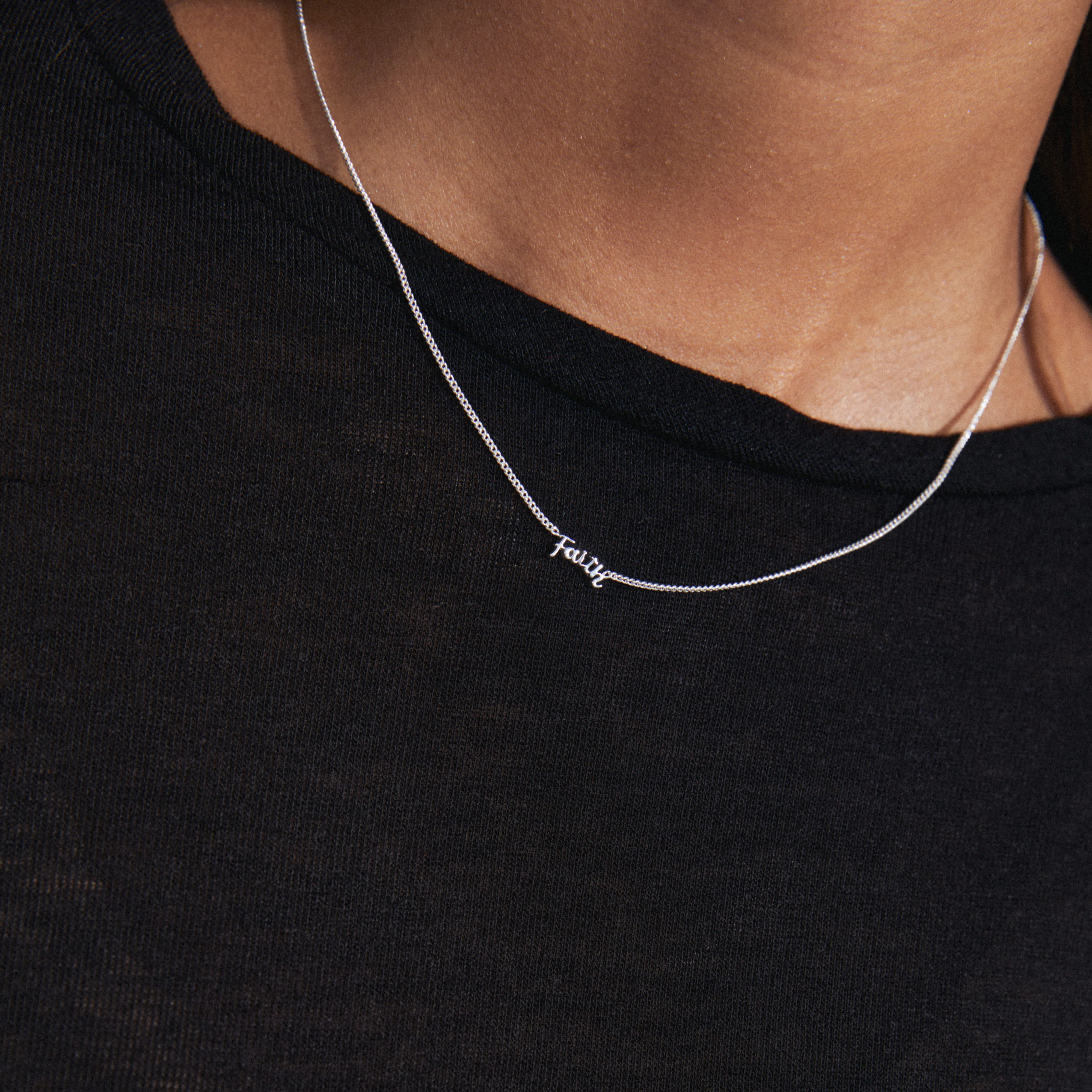 FAITH necklace silver-plated - Image 3