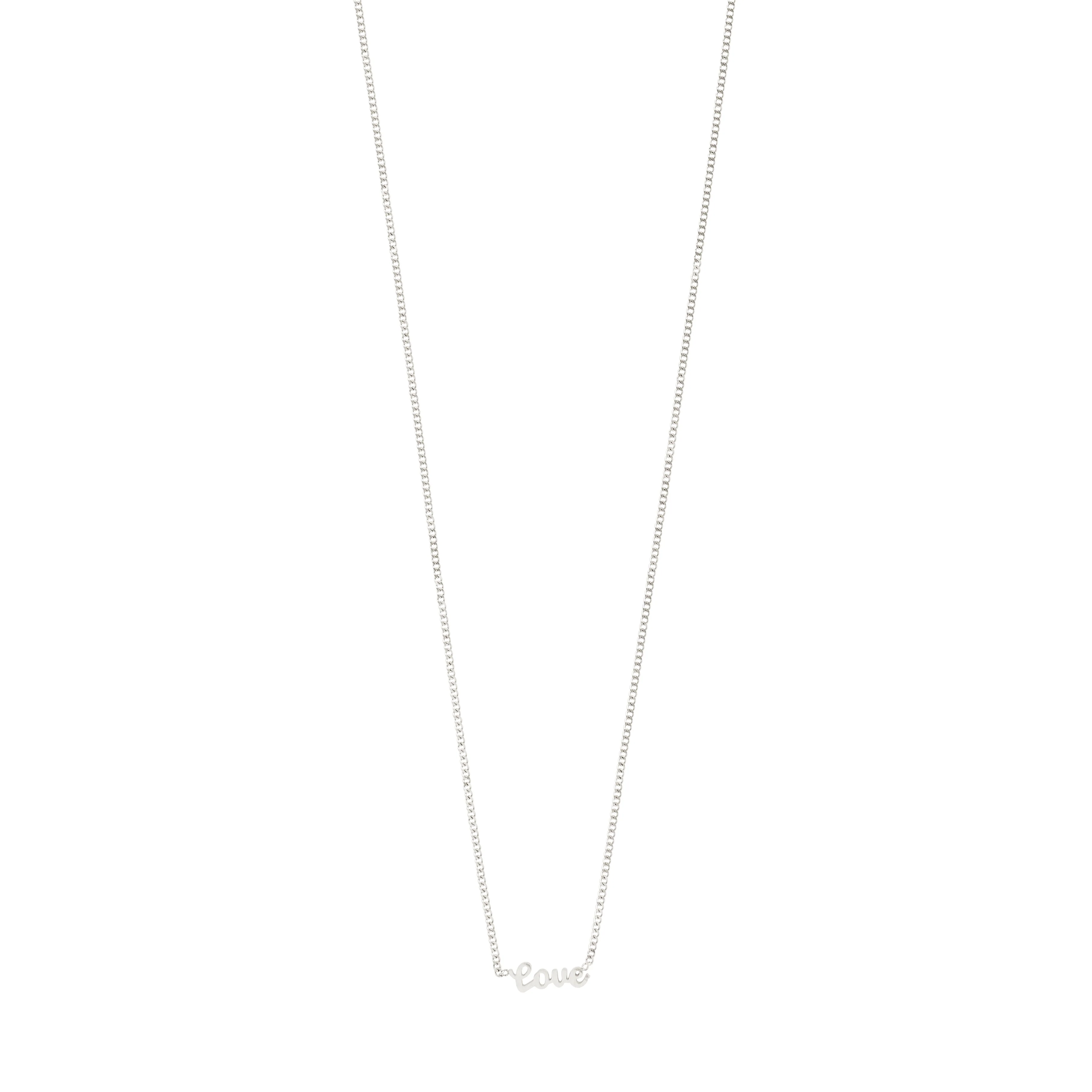 LOVE necklace silver-plated