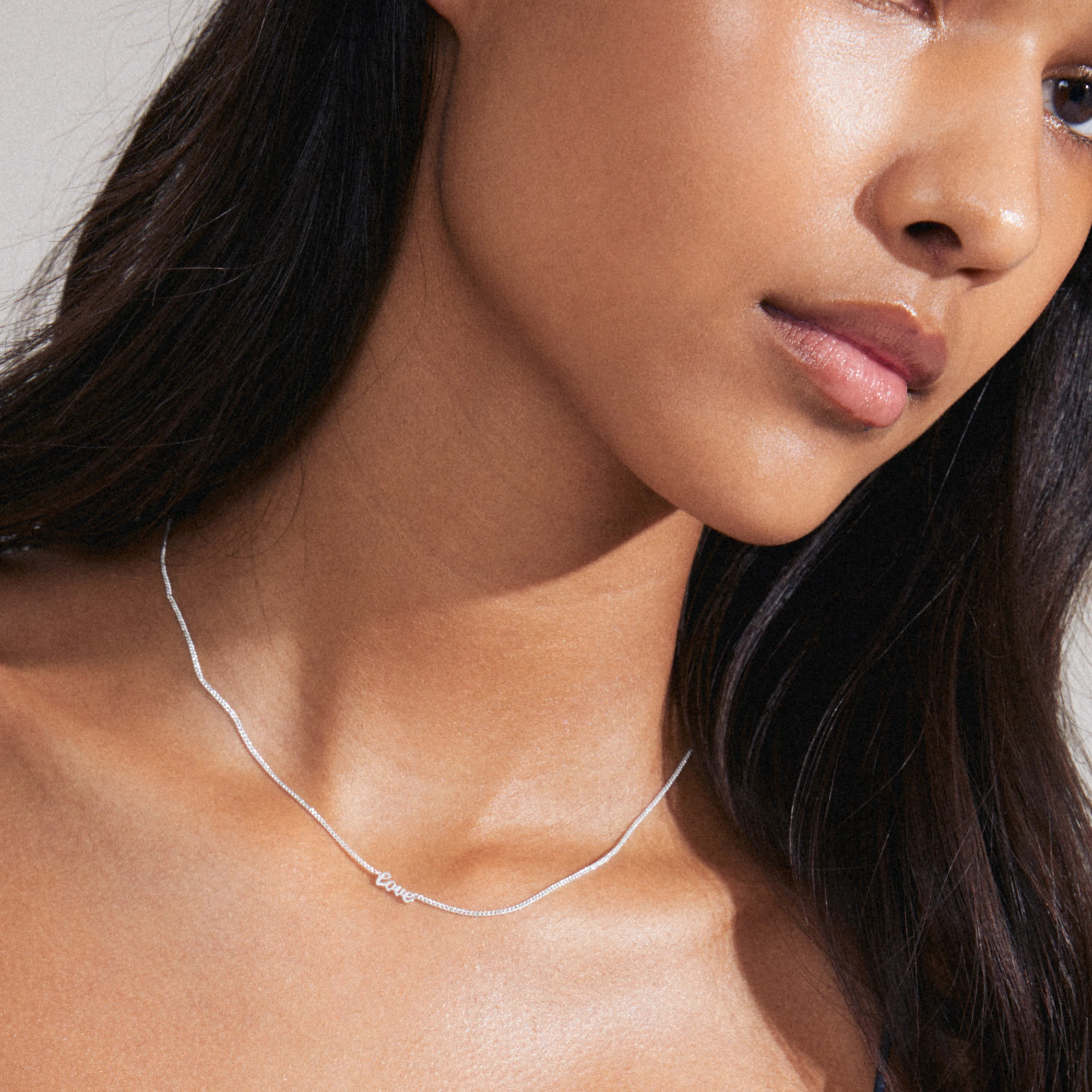 LOVE necklace silver-plated - Image 2