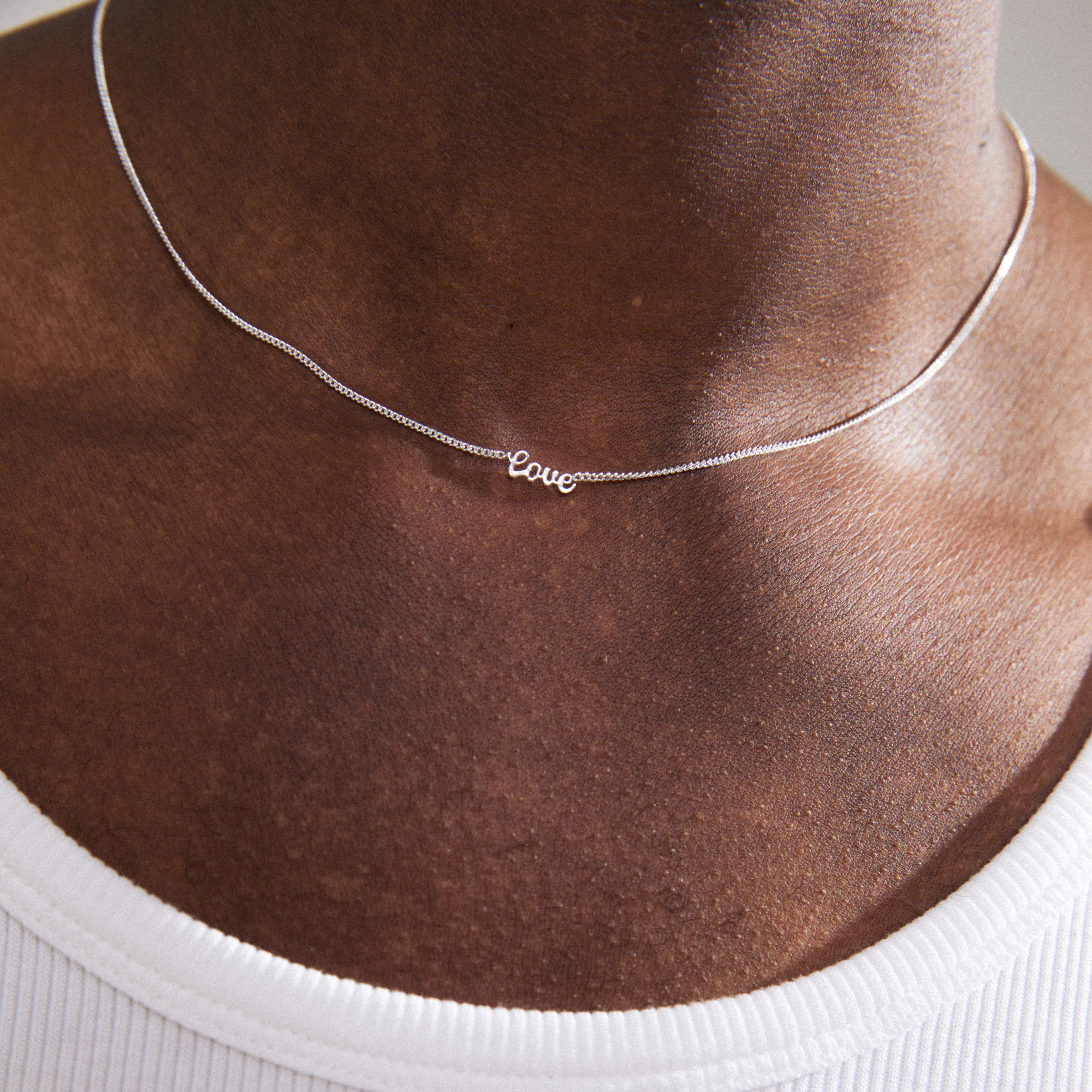 LOVE necklace silver-plated - Image 5