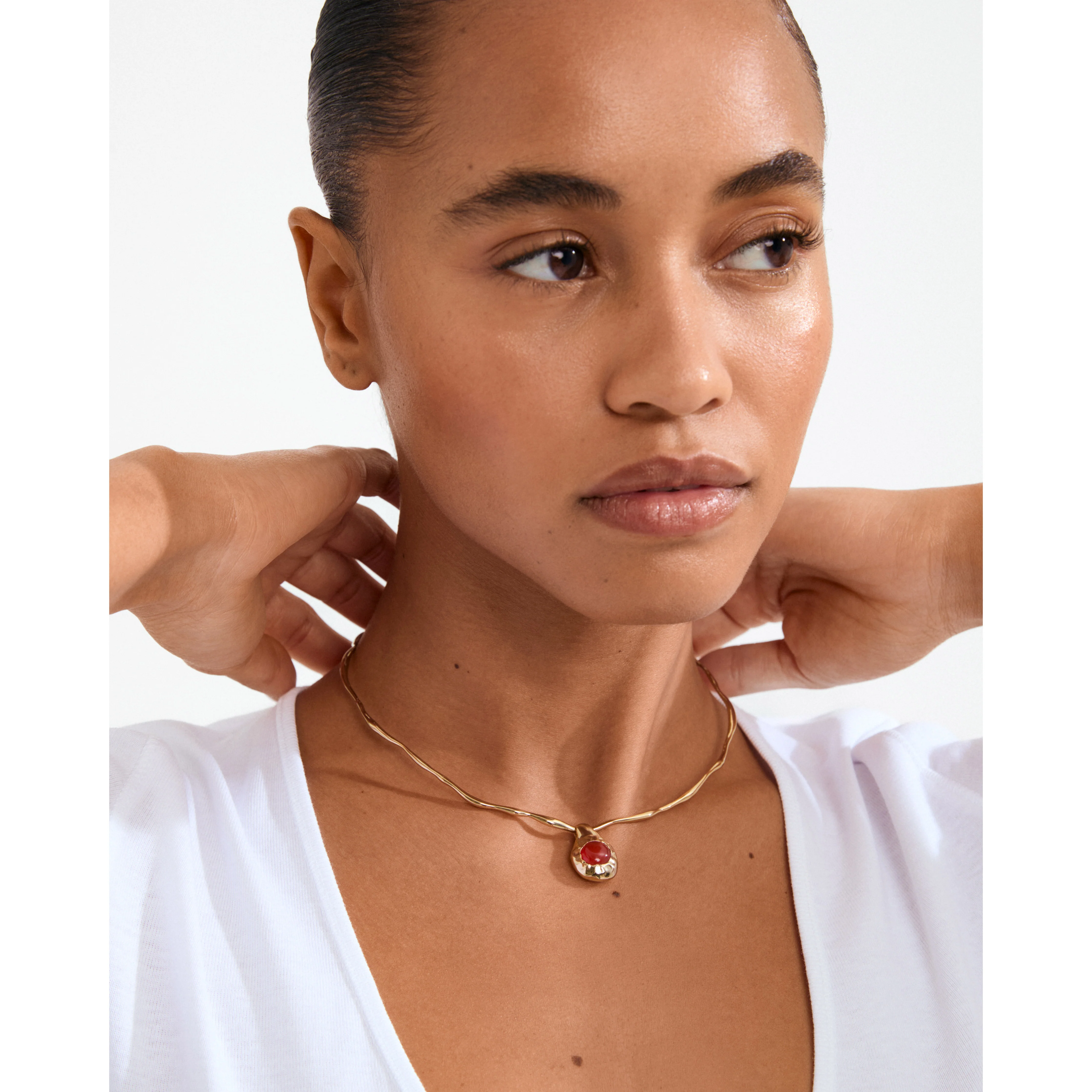 xDEA PAVE CUFF NECKLACE - Image 5