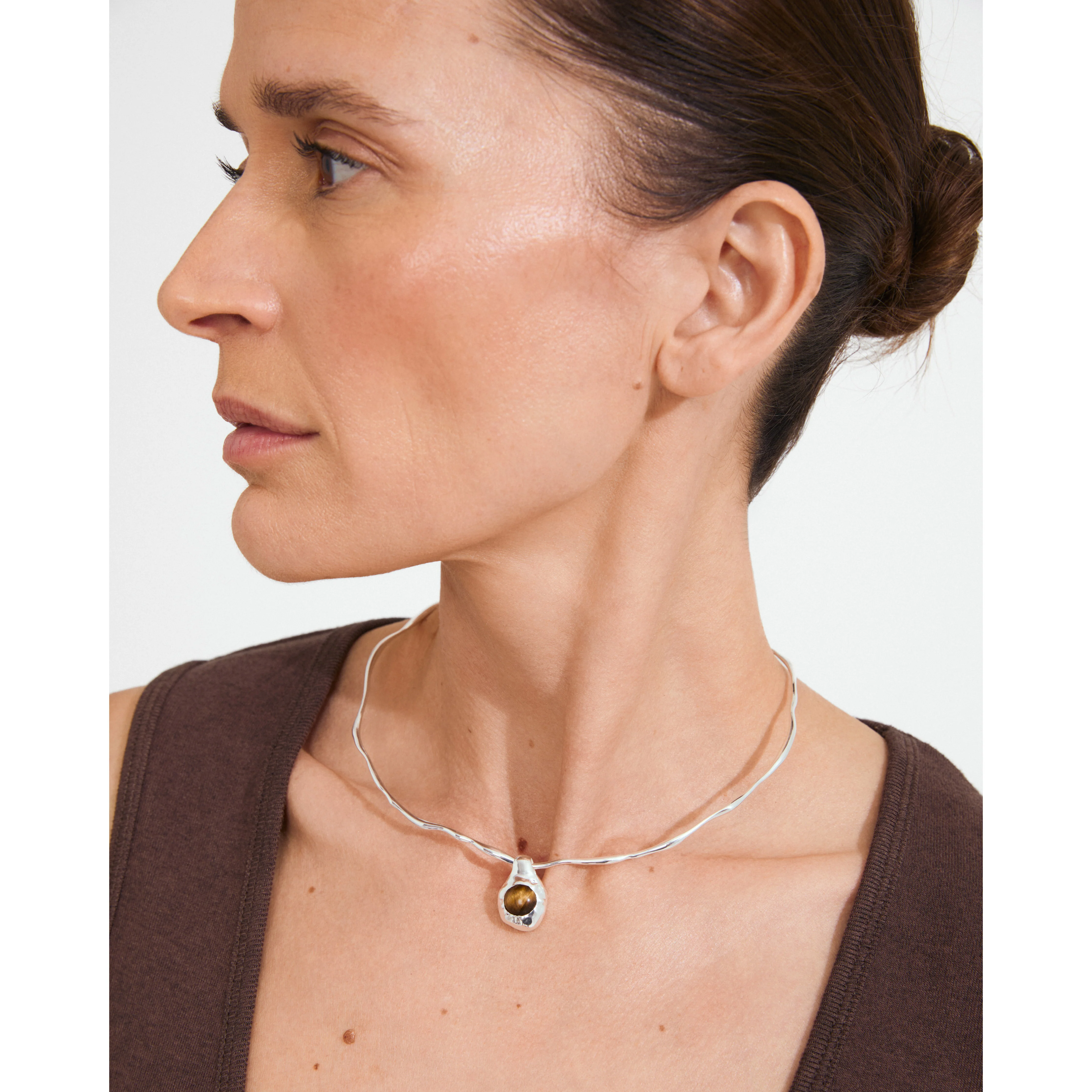xDEA PAVE CUFF NECKLACE - Image 5