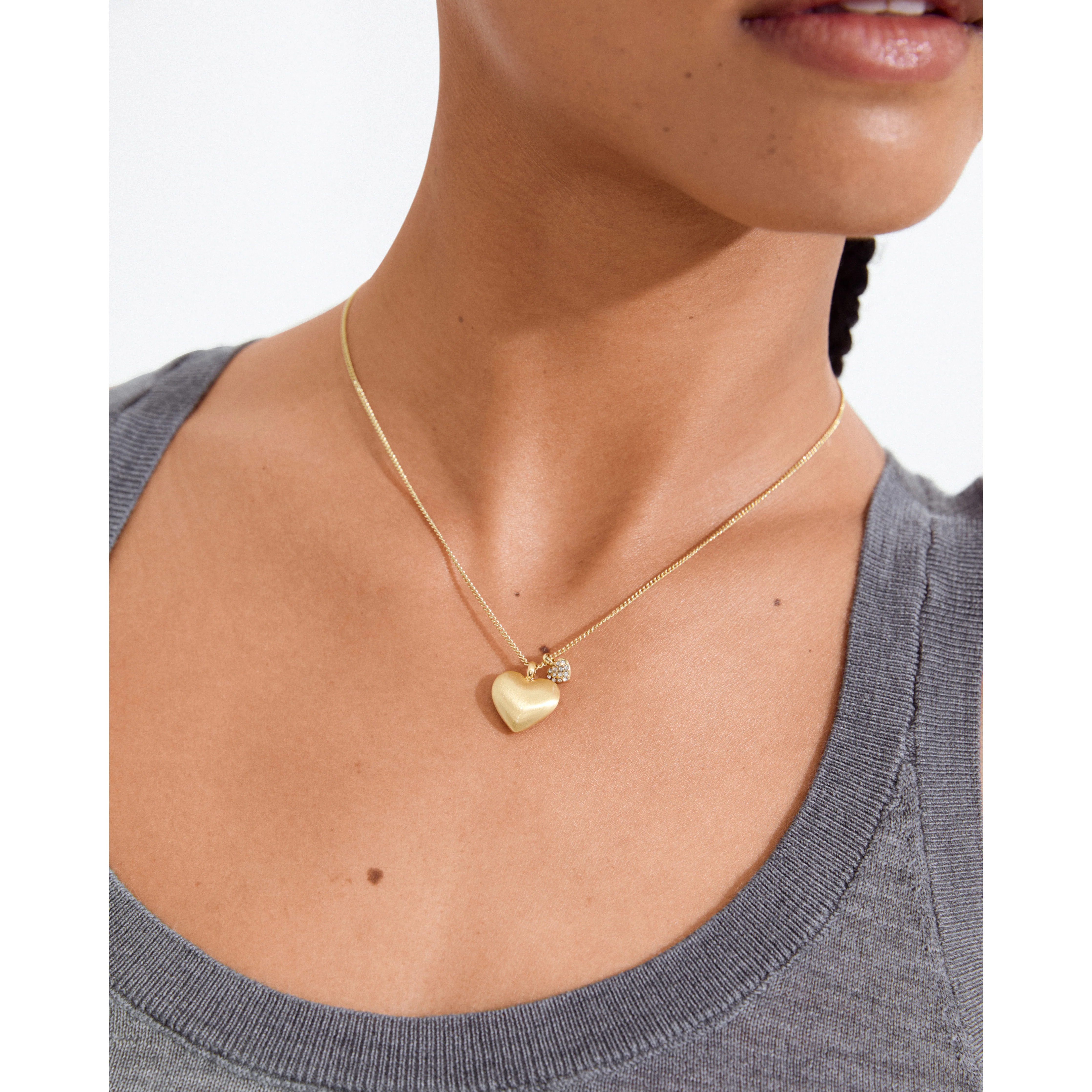 SOPHIA heart pendant necklace gold-plated - Image 3