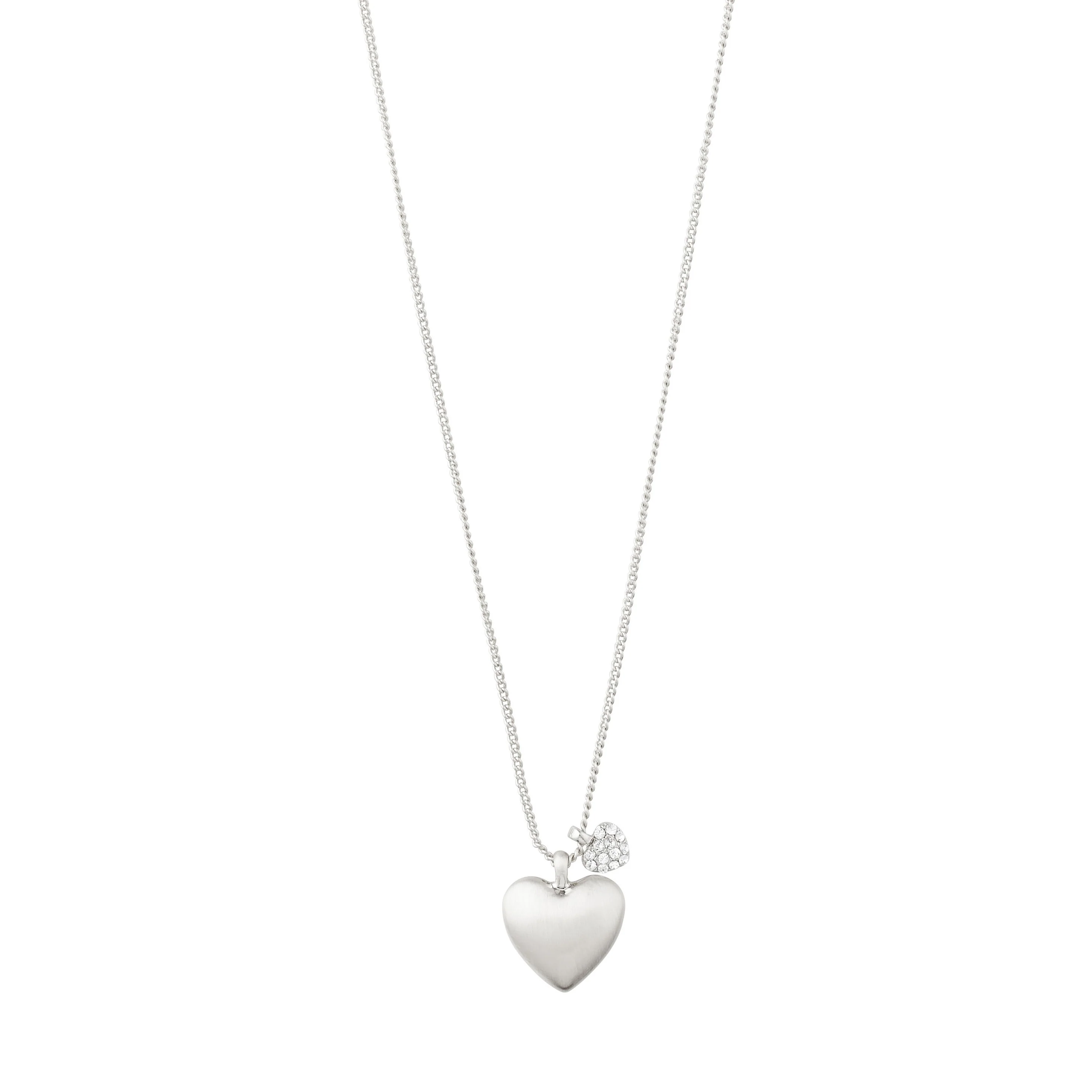 SOPHIA heart pendant necklace silver-plated