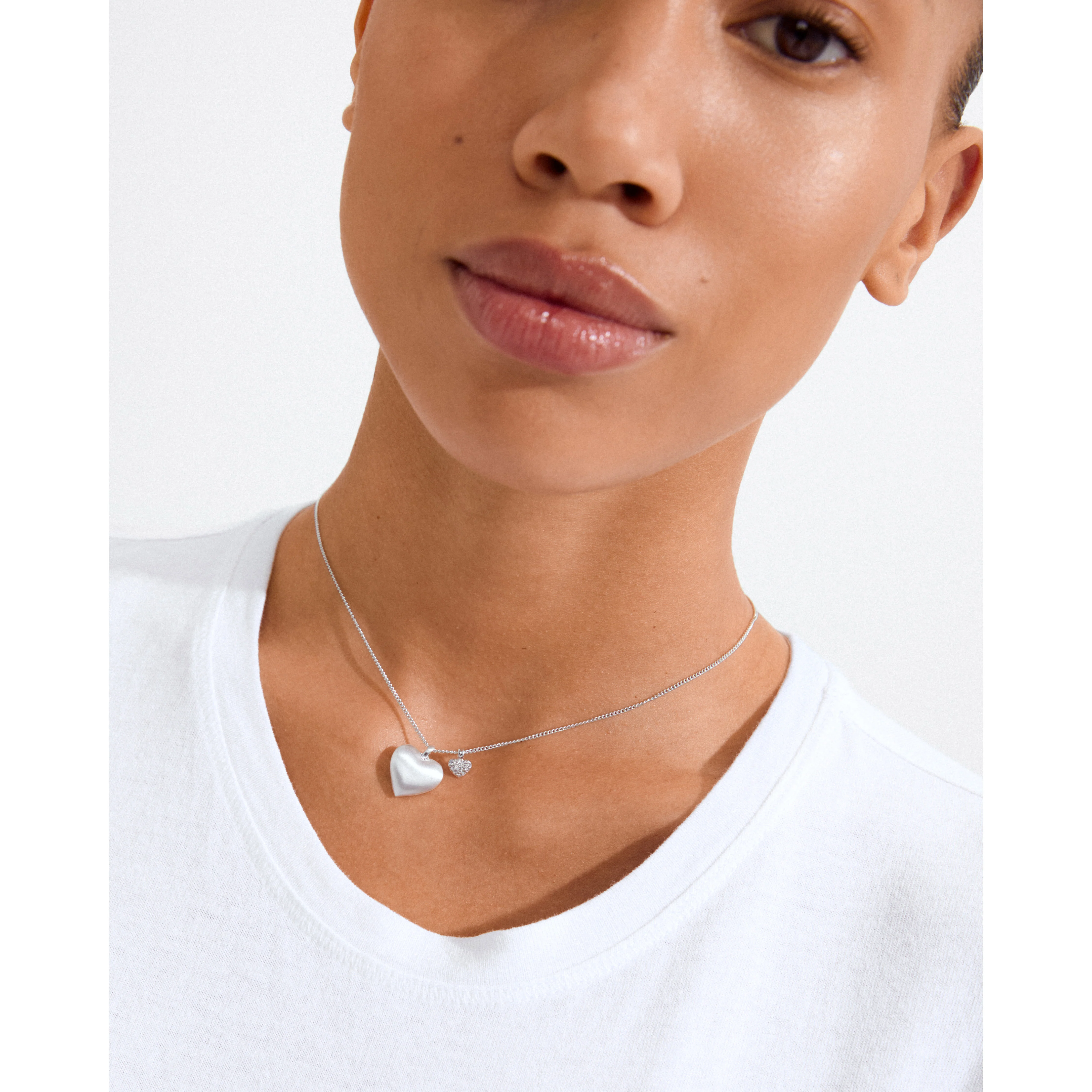 SOPHIA heart pendant necklace silver-plated - Image 3