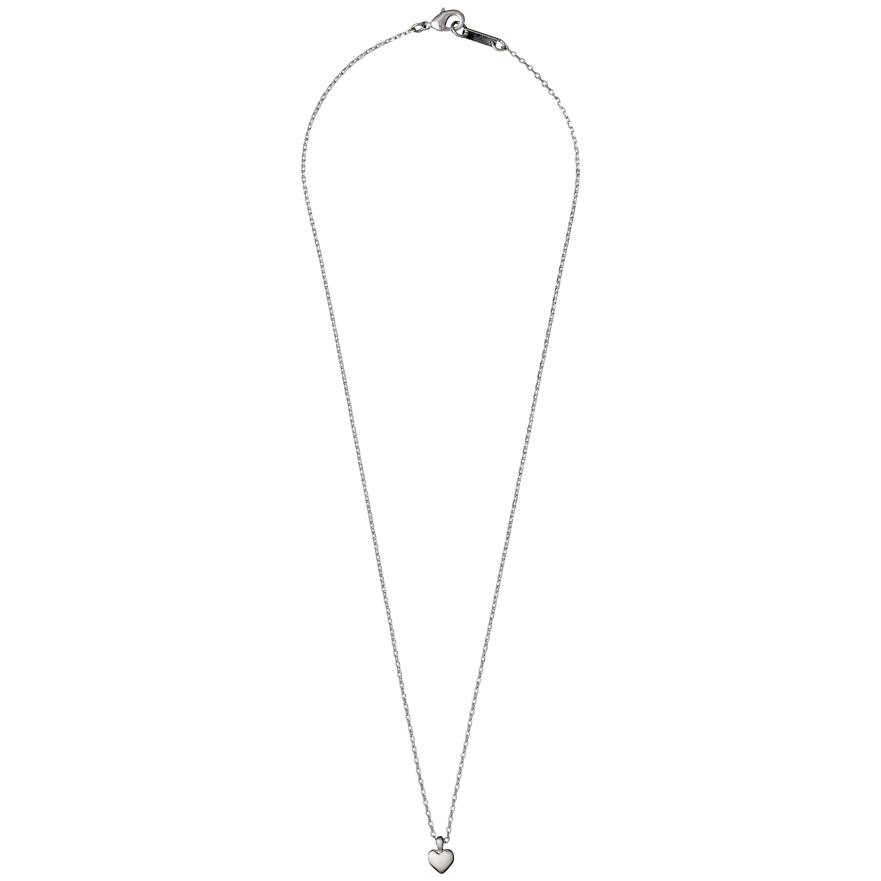 SOPHIA tiny heart pendant necklace silver-plated - Image 4
