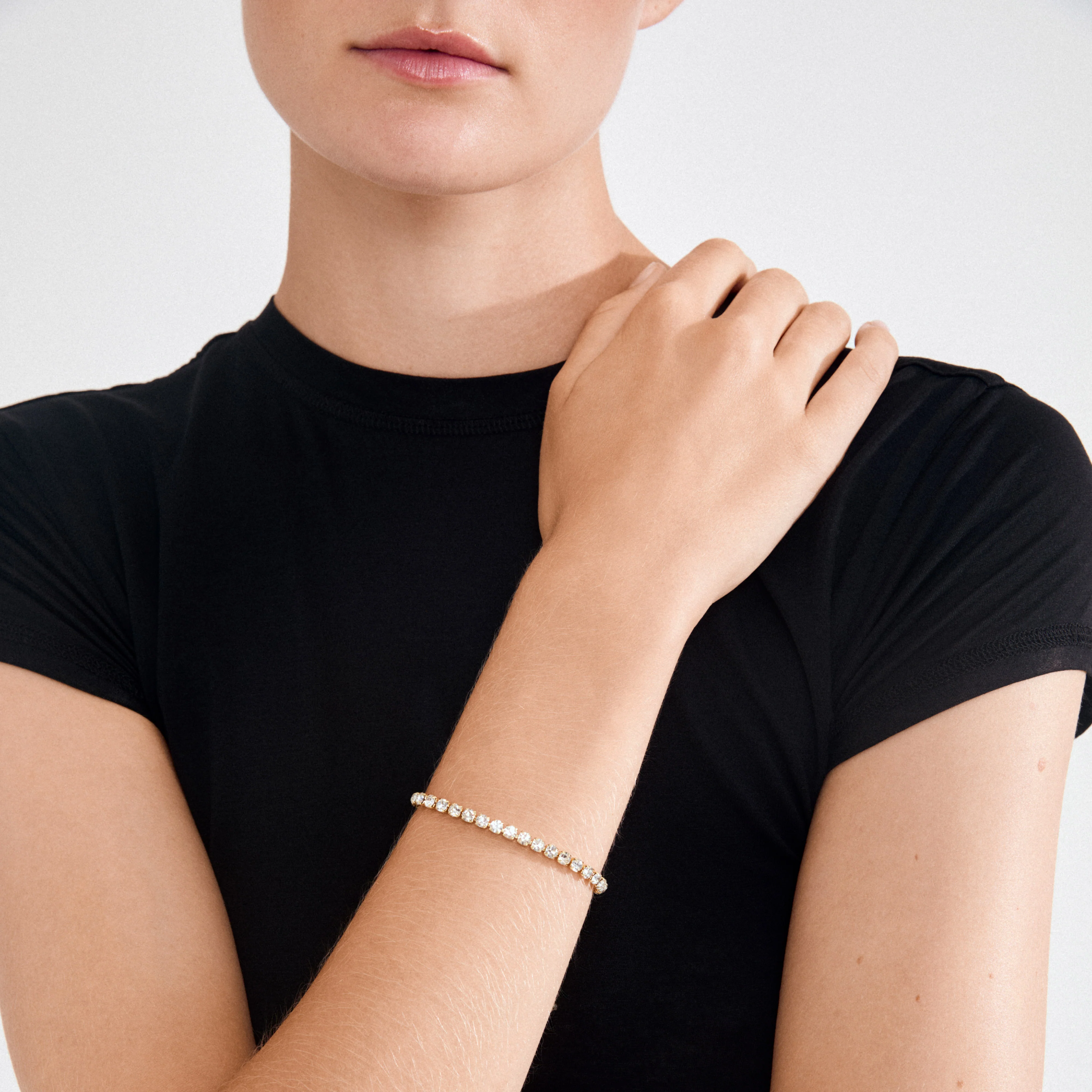 LUCIA crystal bracelet gold-plated - Image 4