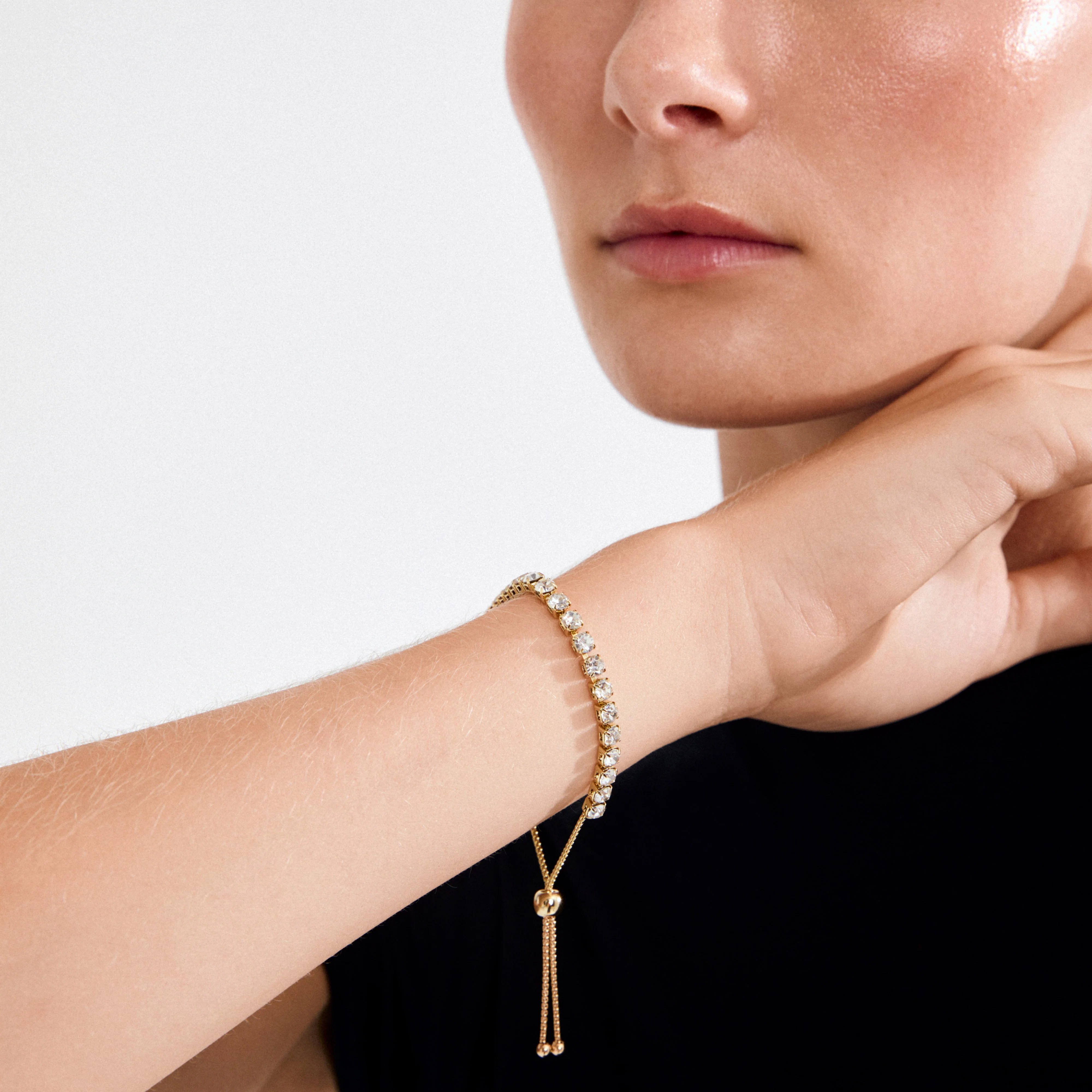 LUCIA crystal bracelet gold-plated - Image 5
