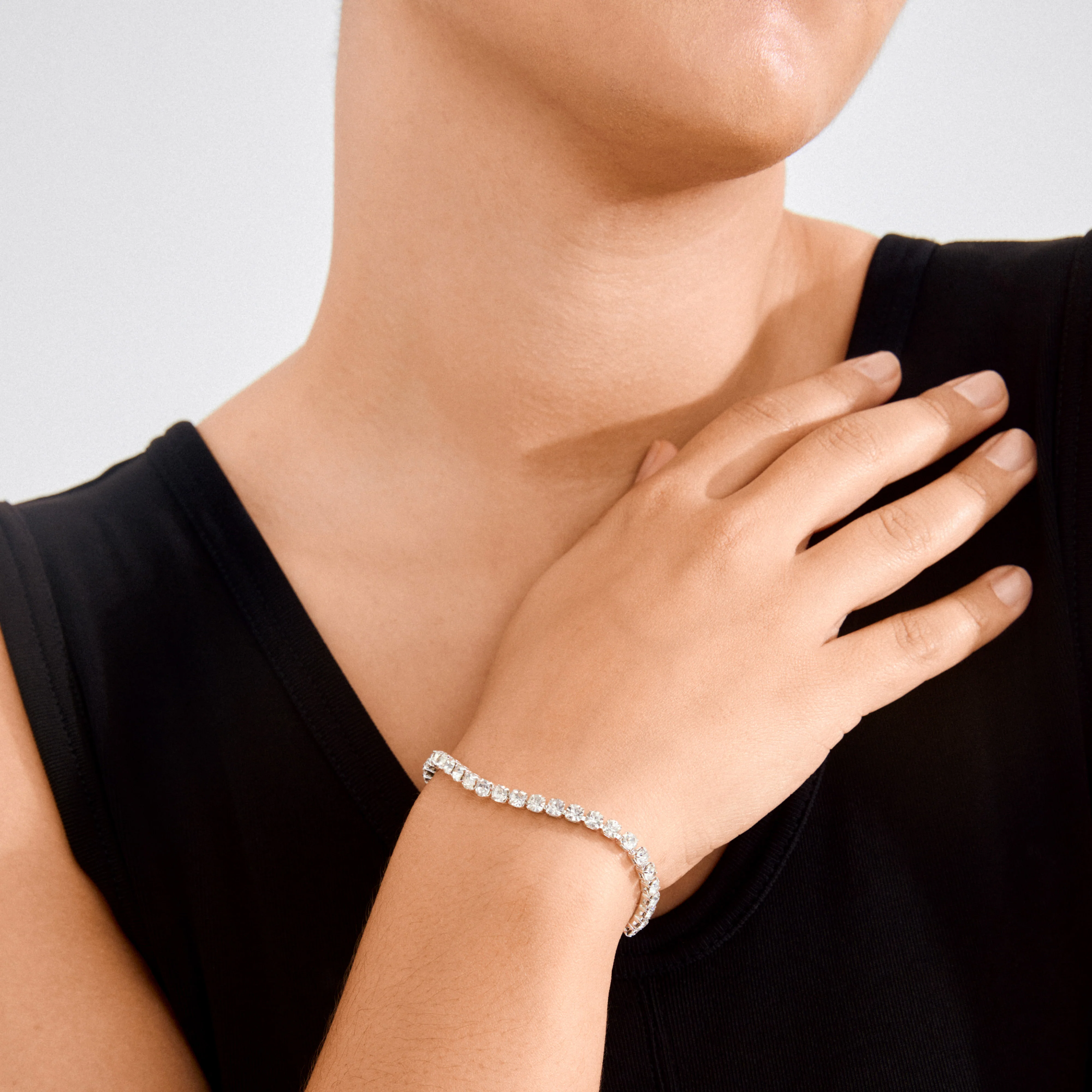 LUCIA crystal bracelet silver-plated - Image 4