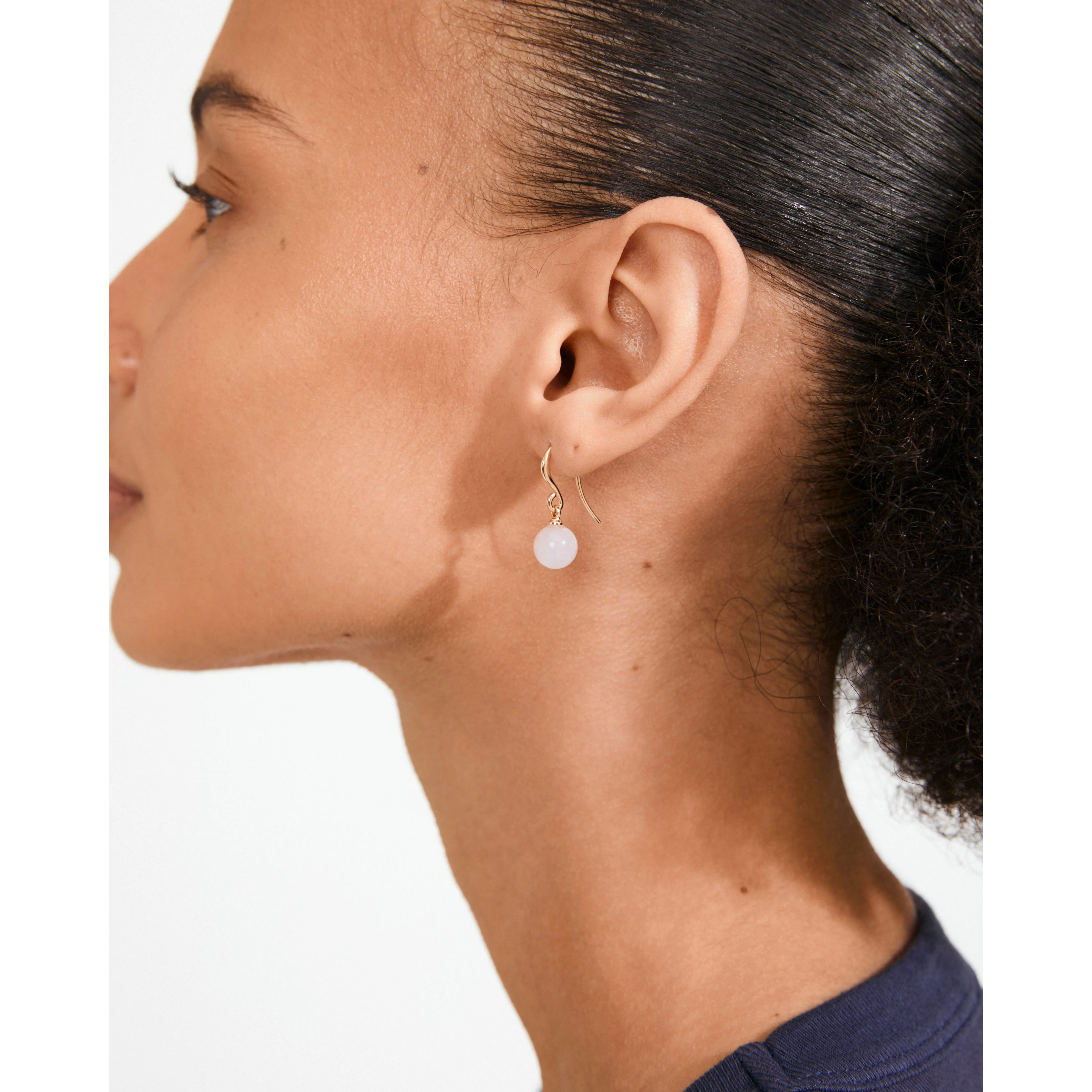 GOLDIE pink earrings gold-plated - Image 3