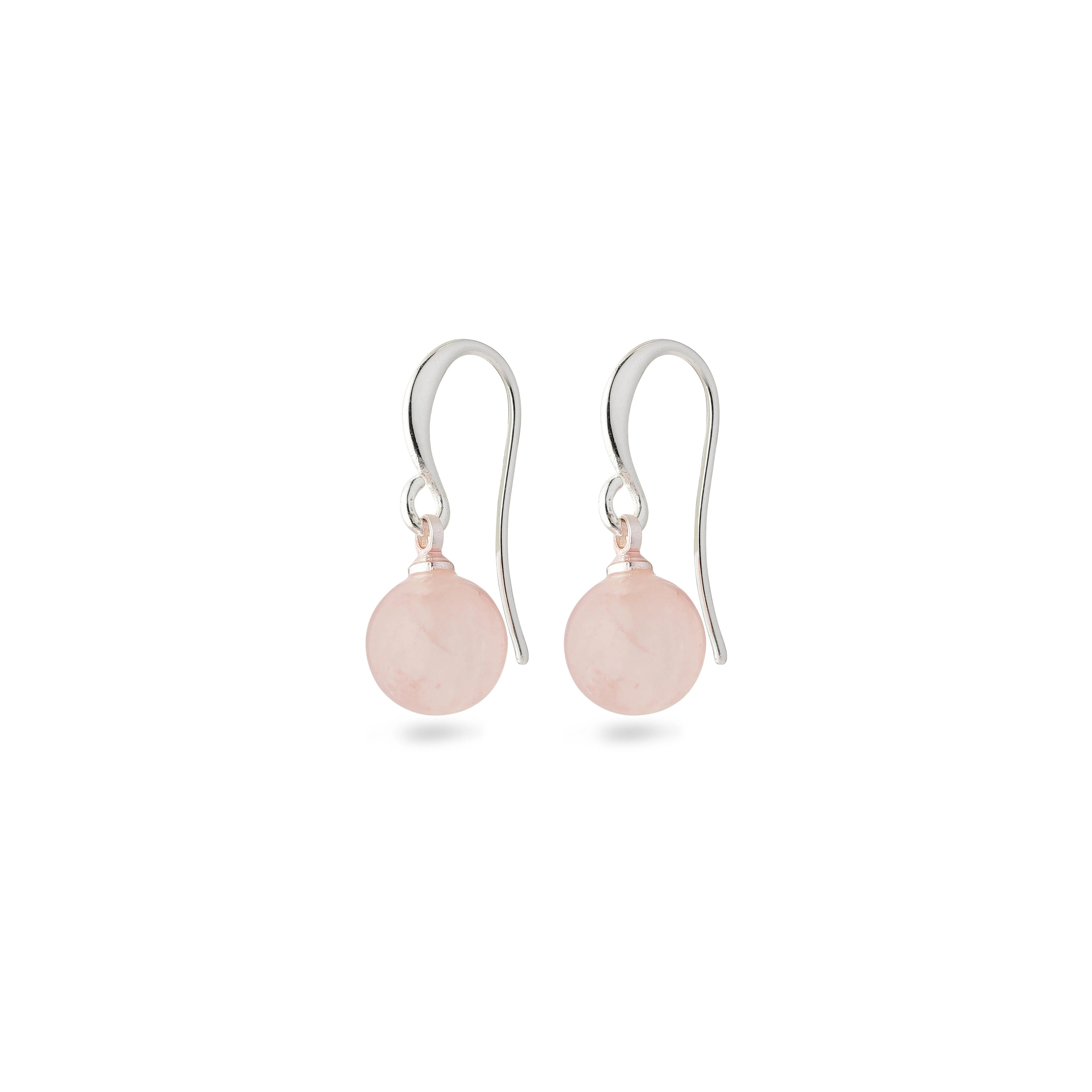 GOLDIE rose earrings silver-plated