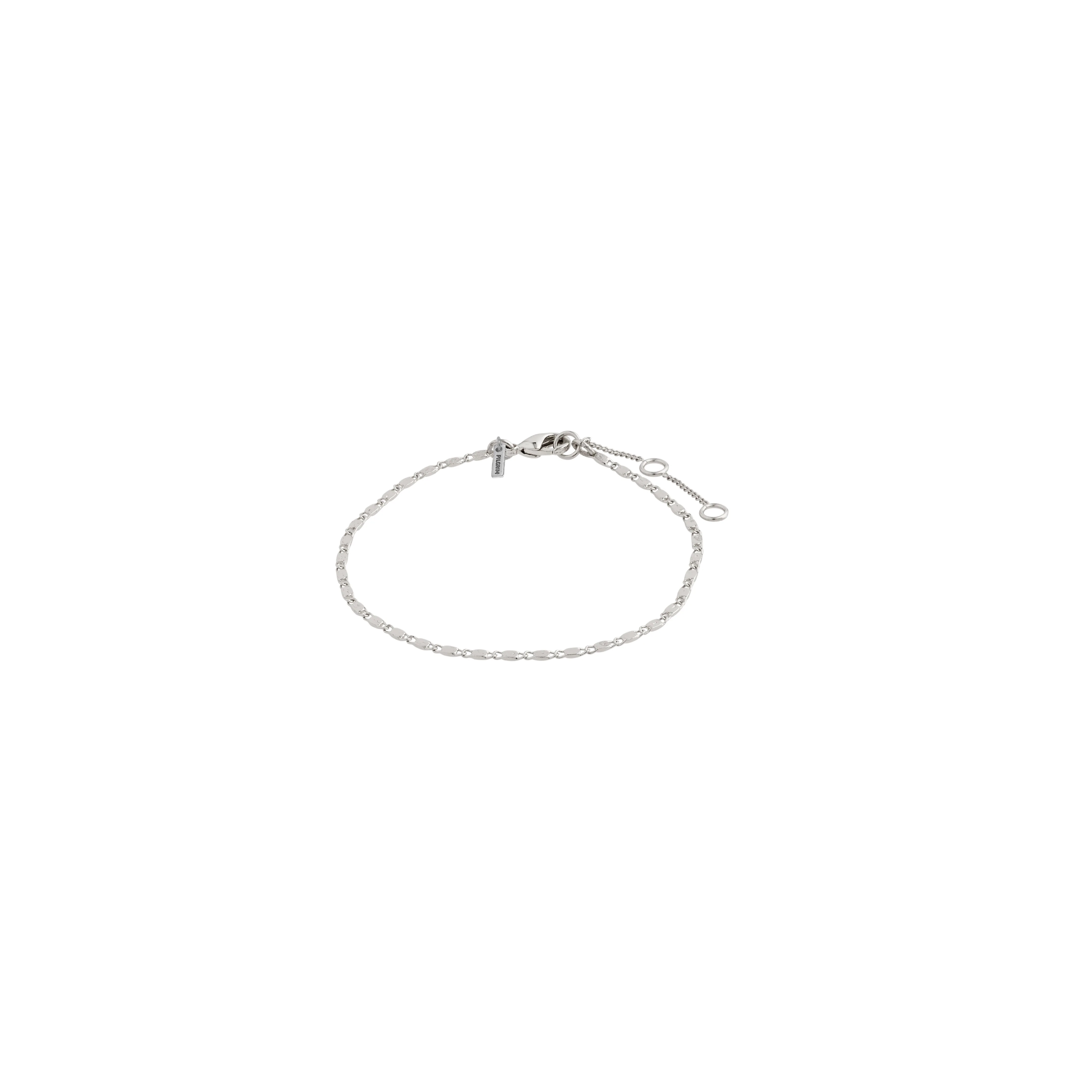 PARISA flat link chain bracelet silver-plated