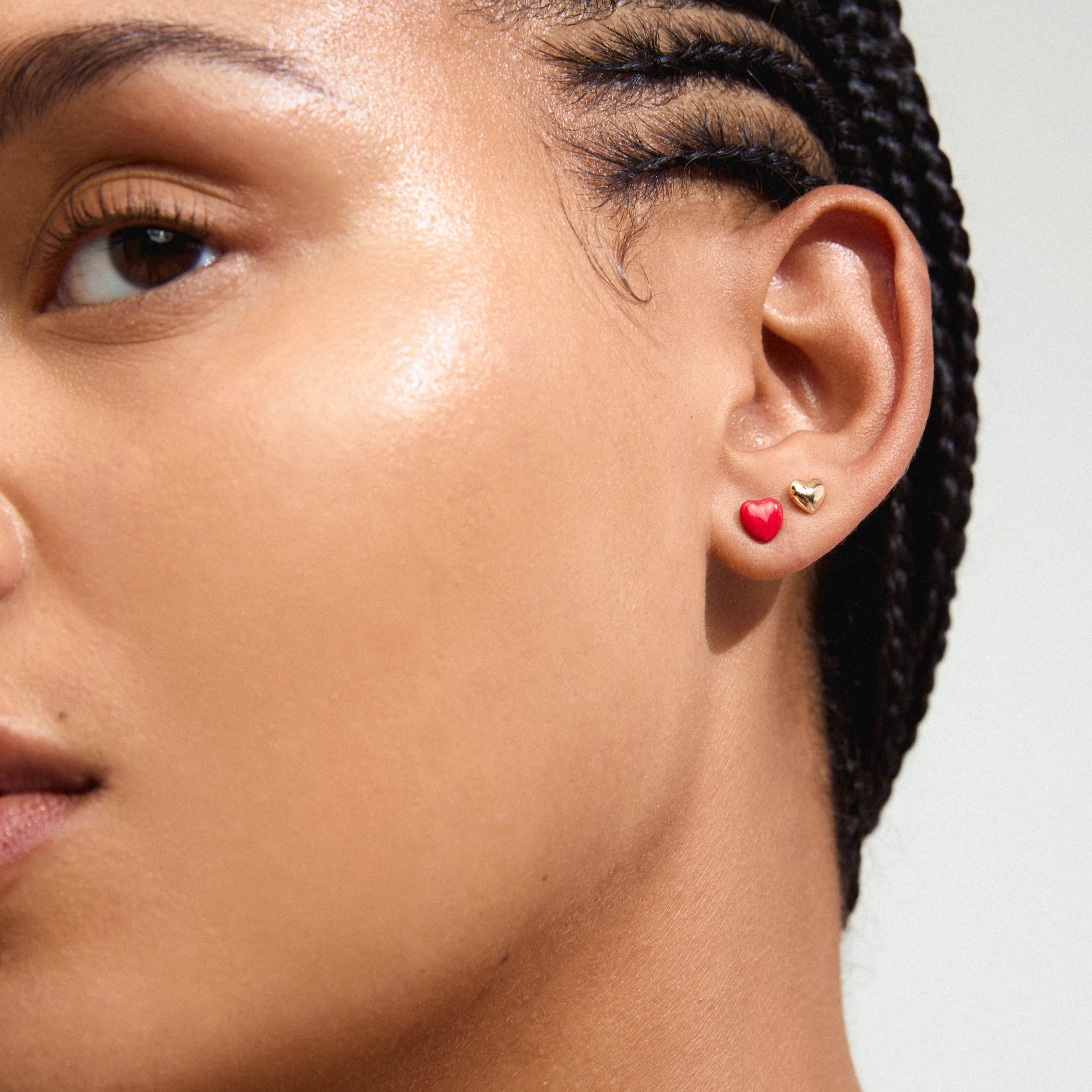 MAEVE earrings 2-in-1 set, gold-plated - Image 4