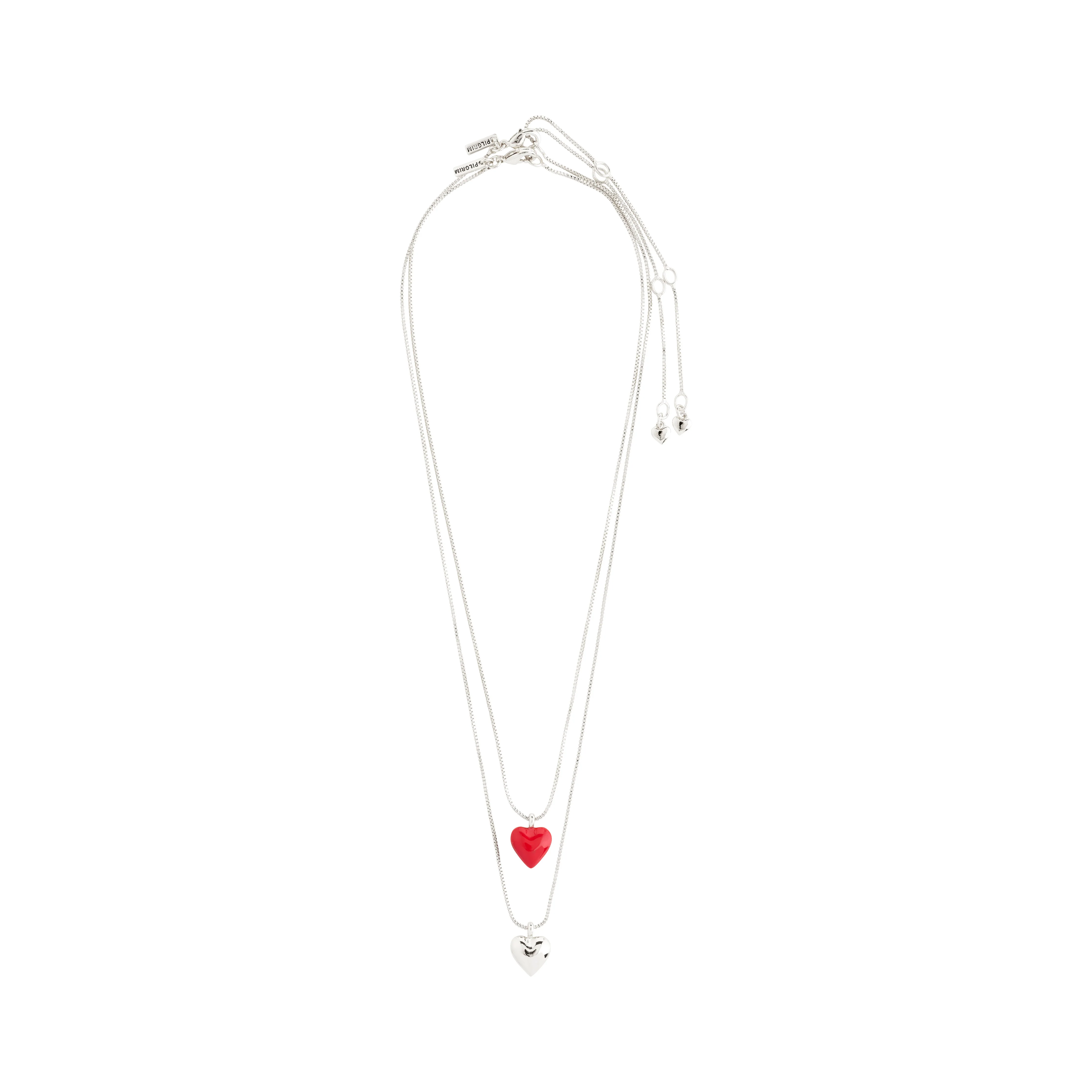 MAEVE necklace, 2-in-1 set, silver-plated - Image 4