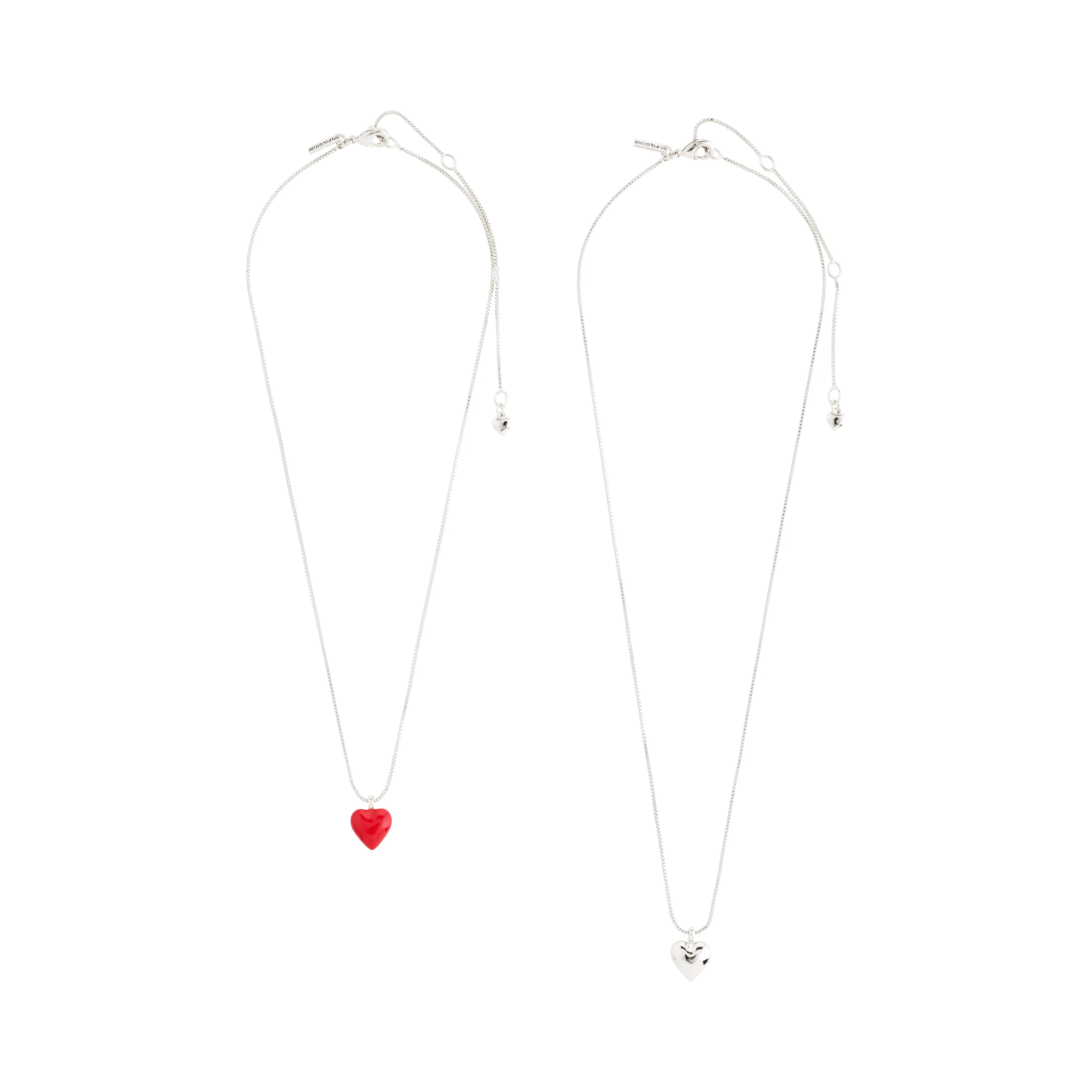 MAEVE necklace, 2-in-1 set, silver-plated - Image 5