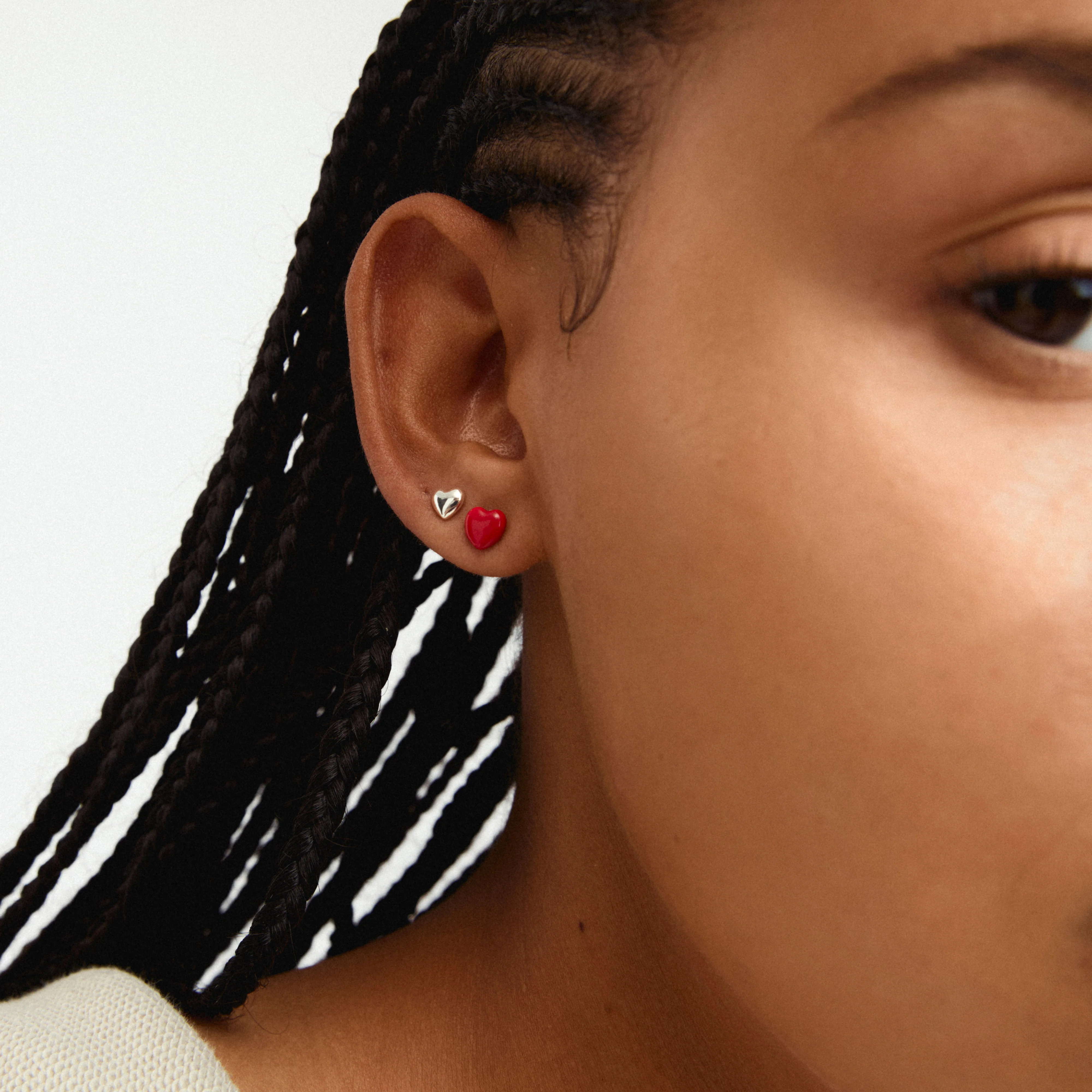 MAEVE earrings 2-in-1 set silver-plated - Image 3