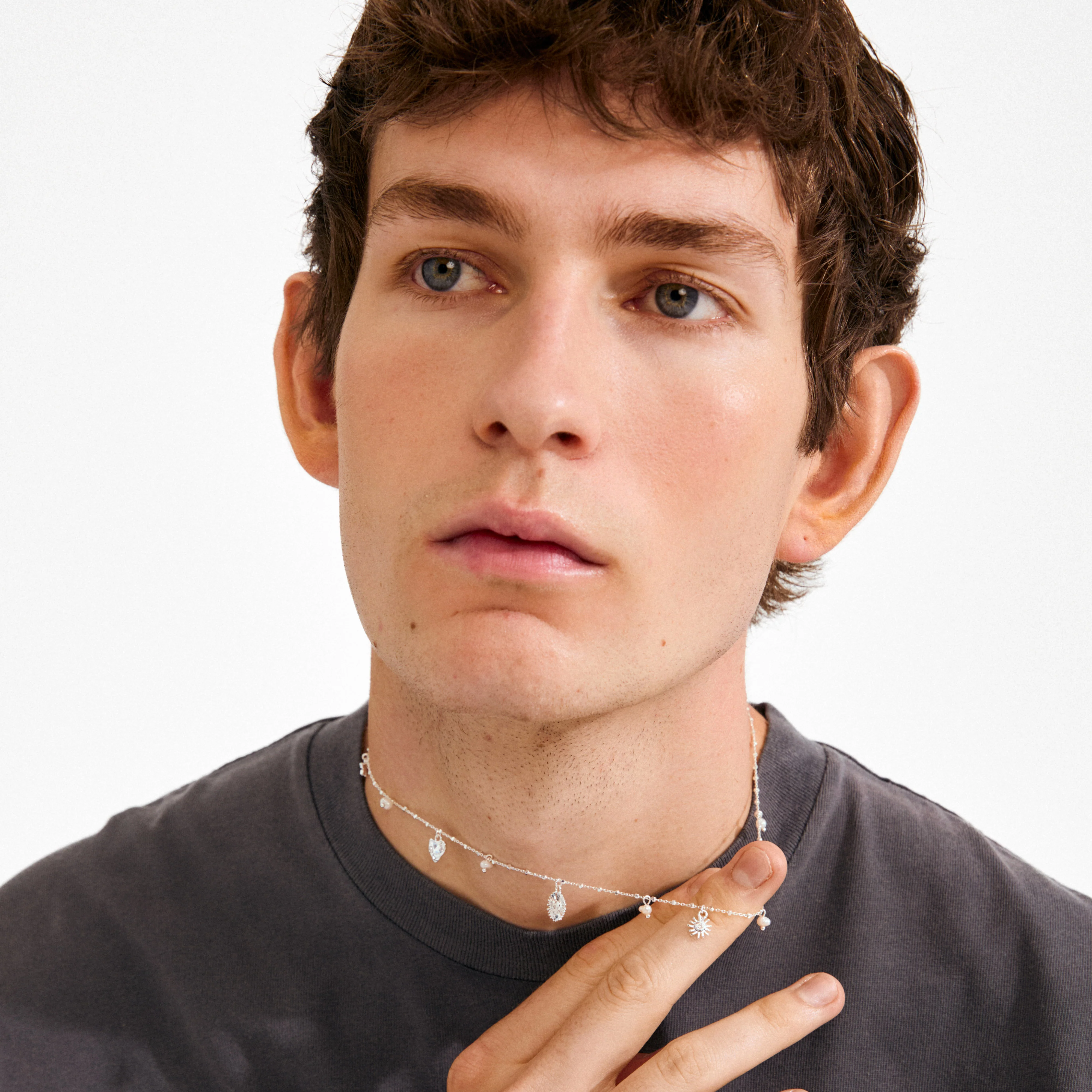 MYLAN necklace silver-plated - Image 4