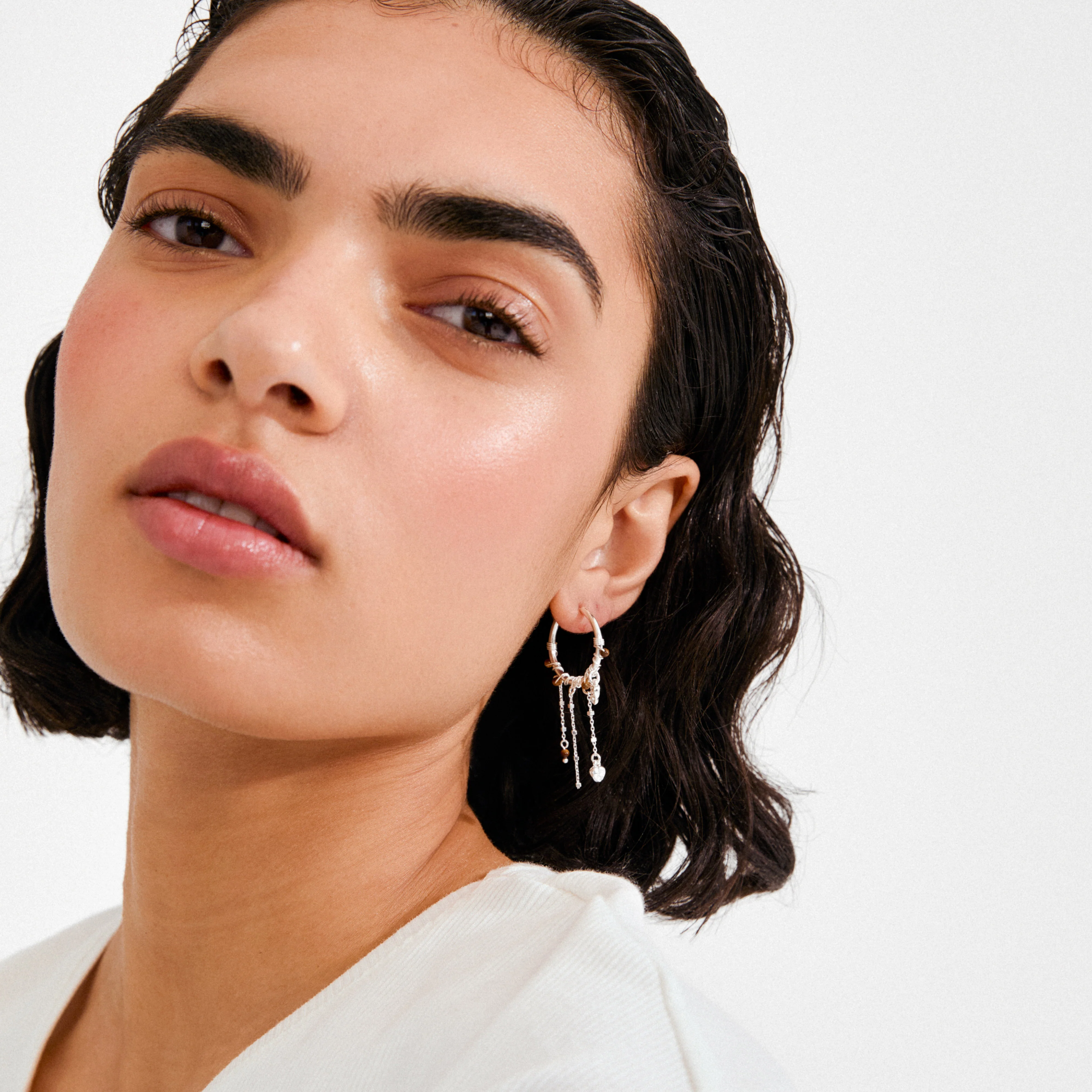 MYLAN earrings silver-plated - Image 2